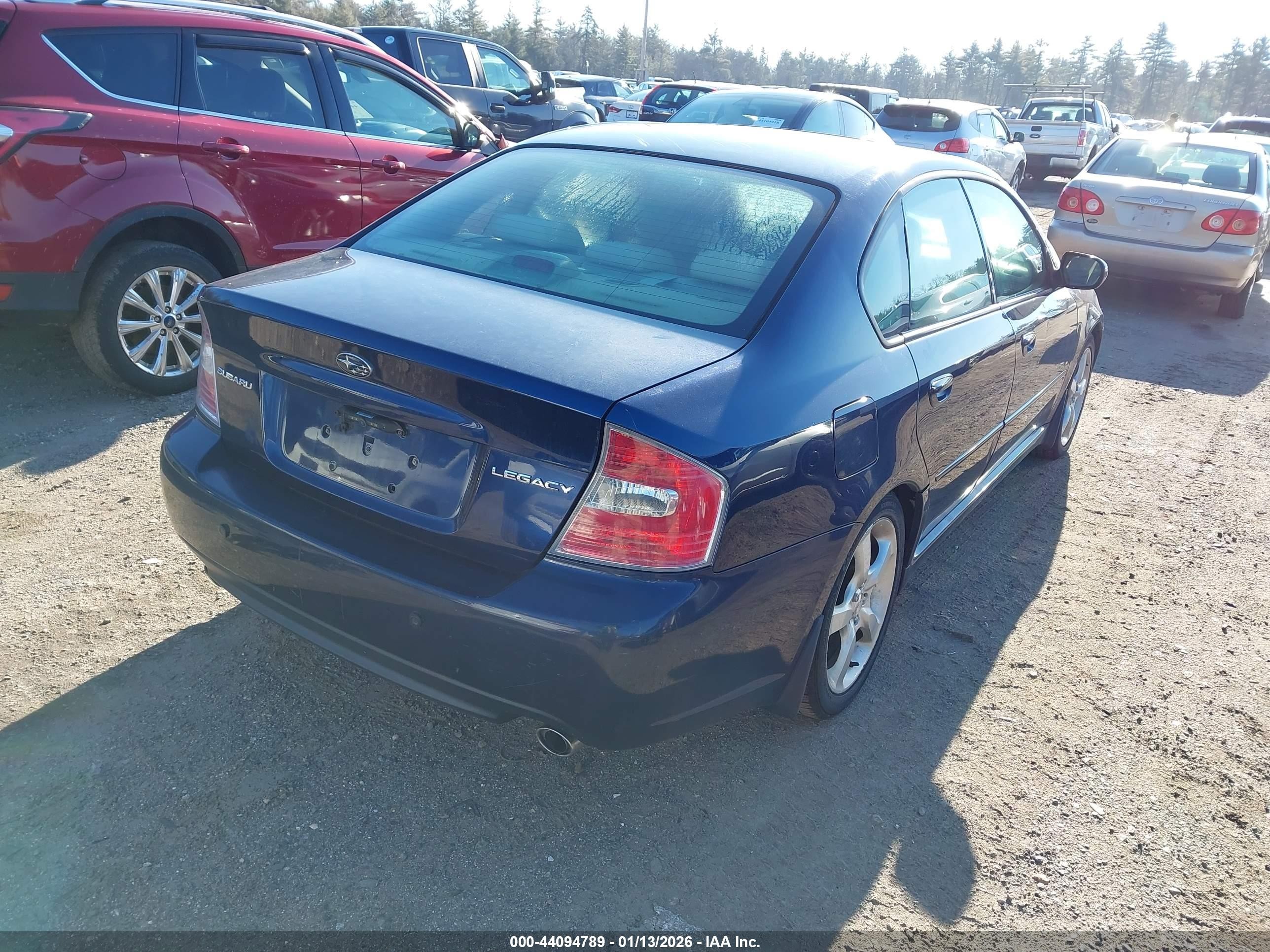2007 Subaru Legacy 2.5i Dark Blue vin: 4S3BL616077211495
