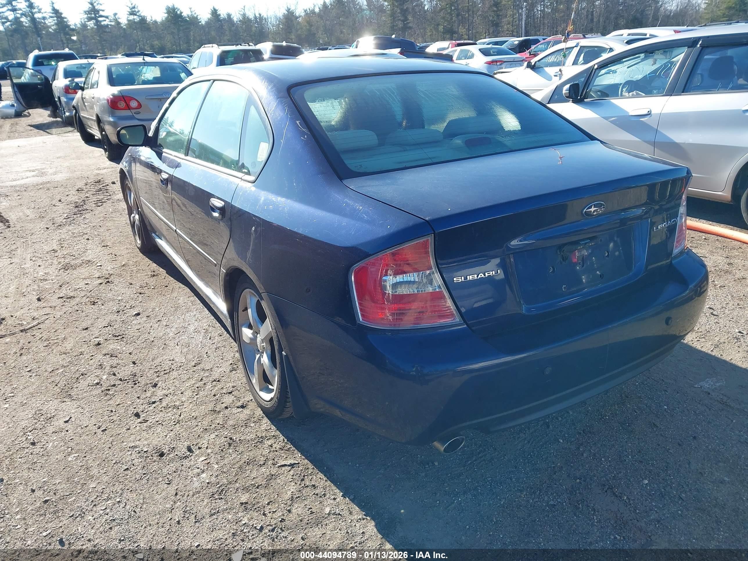 2007 Subaru Legacy 2.5i Dark Blue vin: 4S3BL616077211495