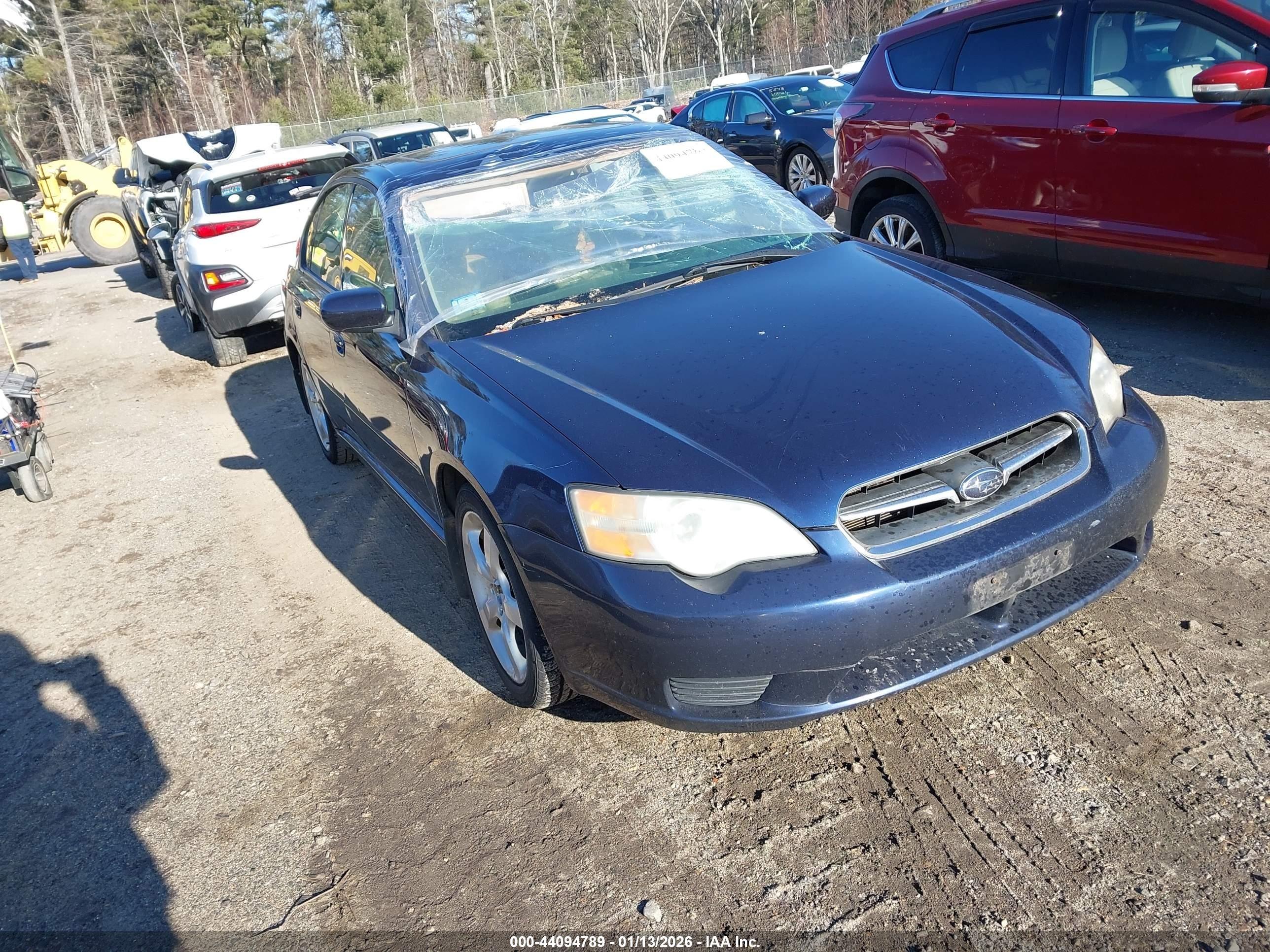 2007 Subaru Legacy 2.5i Dark Blue vin: 4S3BL616077211495