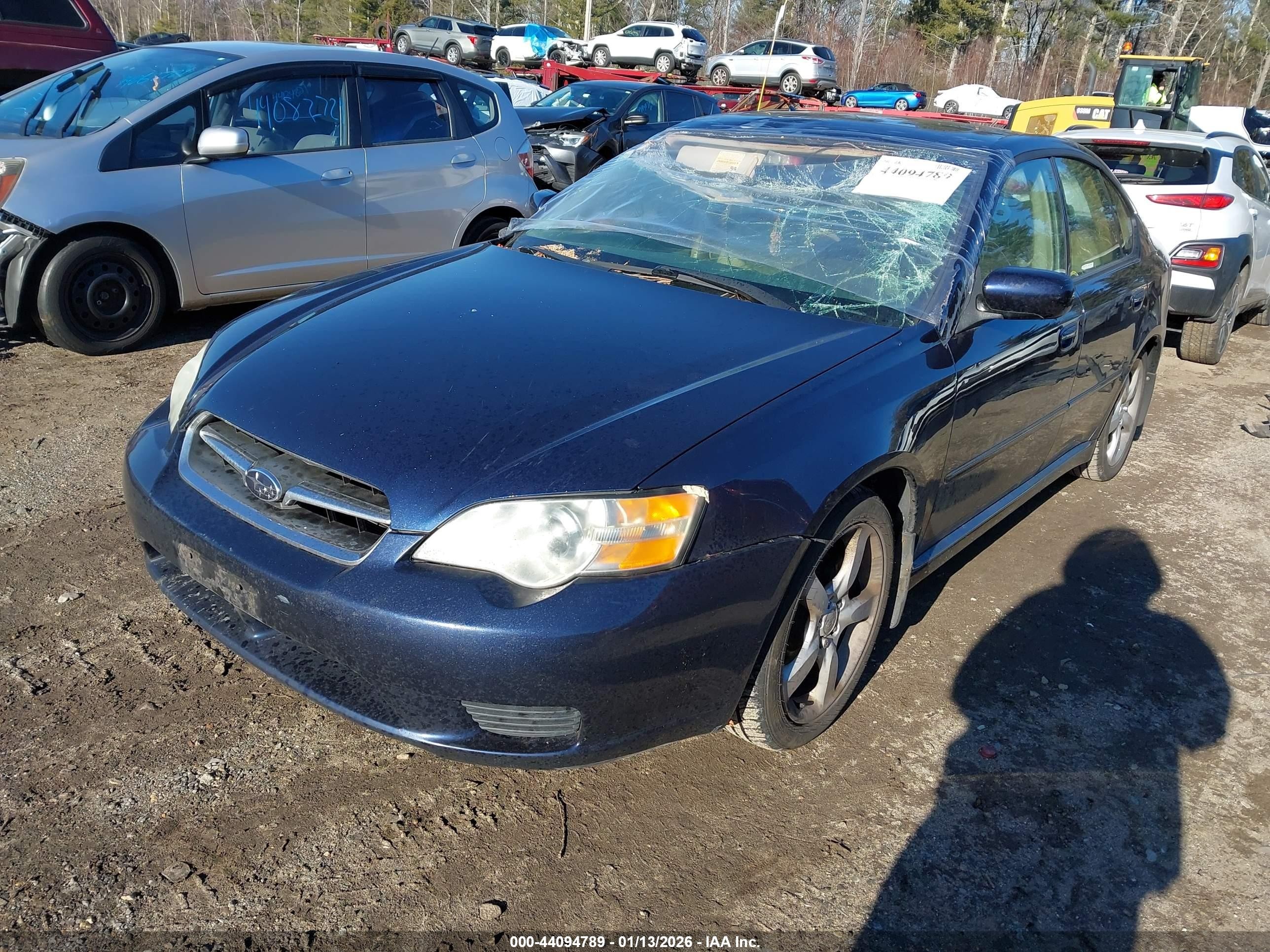 2007 Subaru Legacy 2.5i Dark Blue vin: 4S3BL616077211495