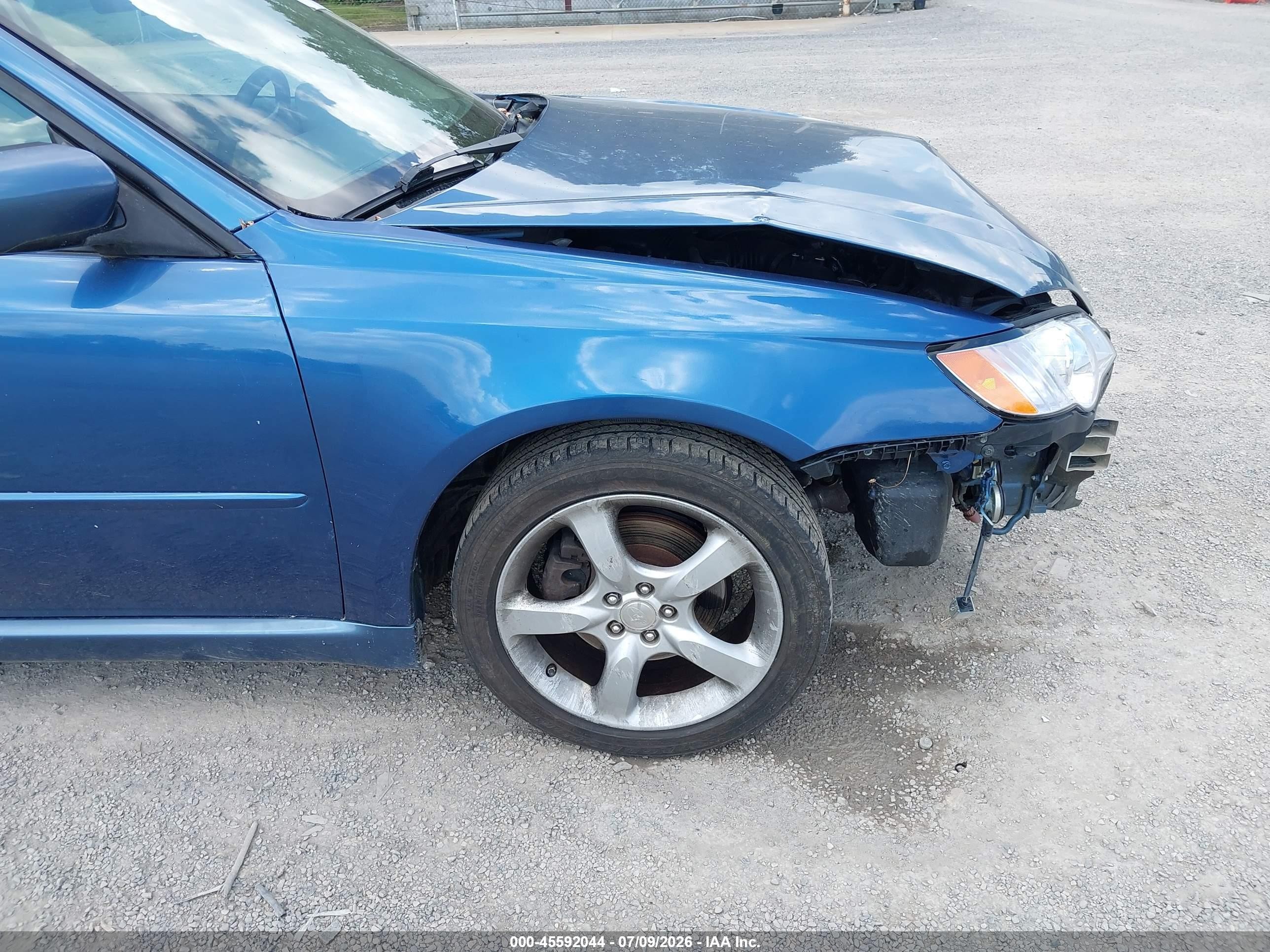 2008 Subaru Legacy (natl) 2.5i (a4)/special Edition Blue vin: 4S3BL616087210512