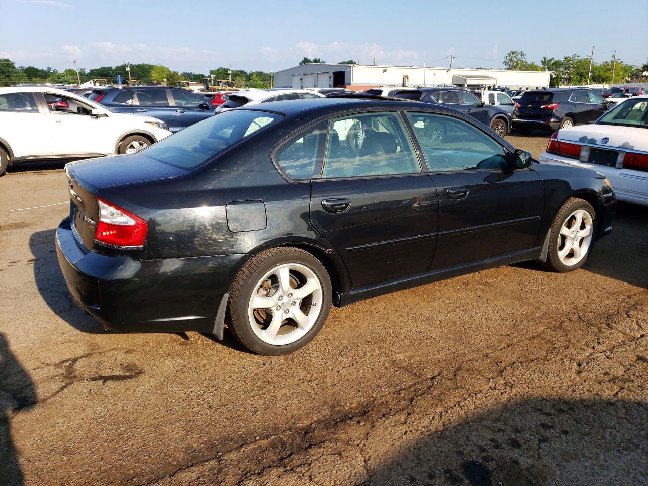2008 Subaru Legacy 2.5i Black vin: 4S3BL616087211398