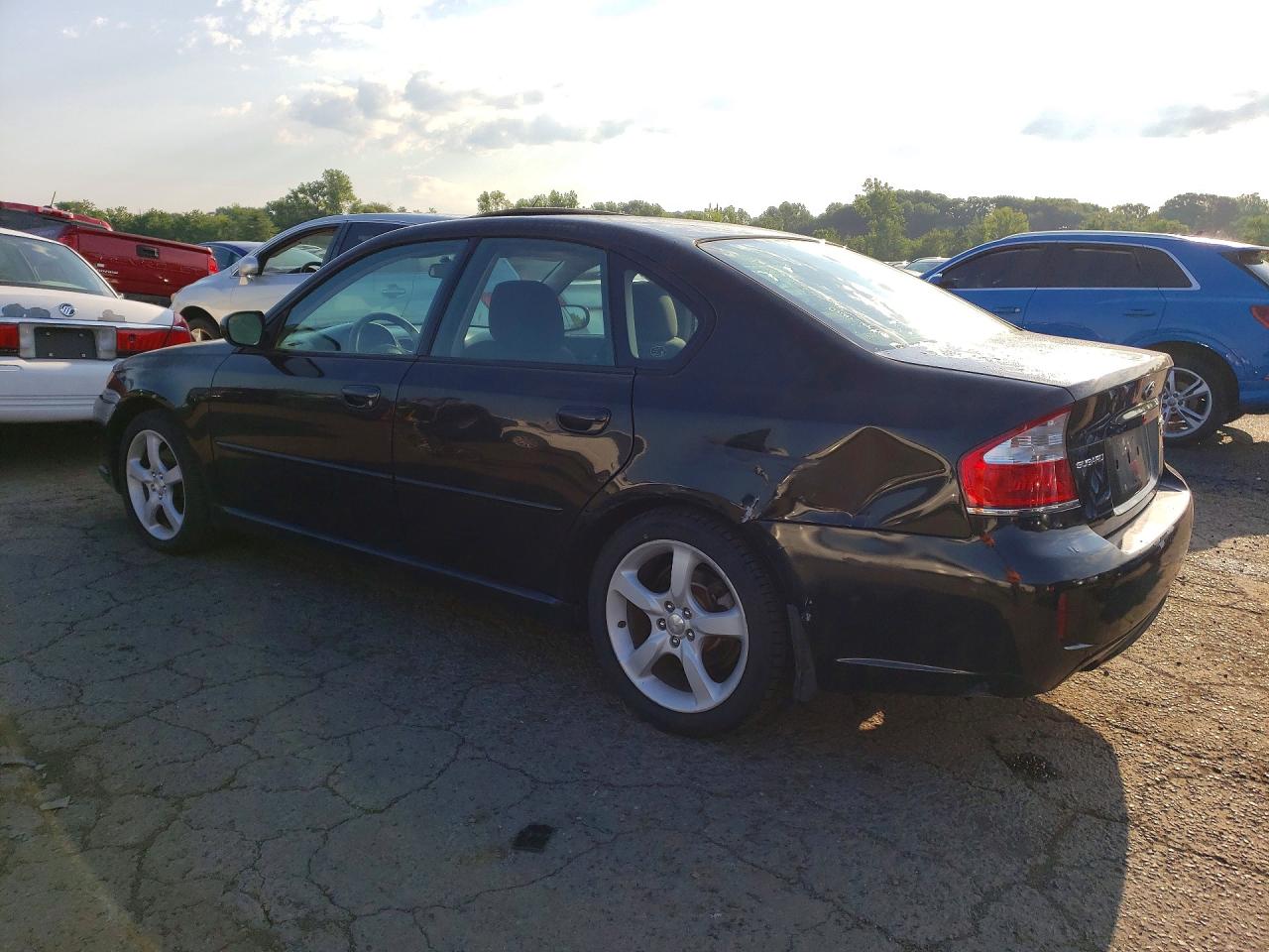 2008 Subaru Legacy 2.5i Black vin: 4S3BL616087211398