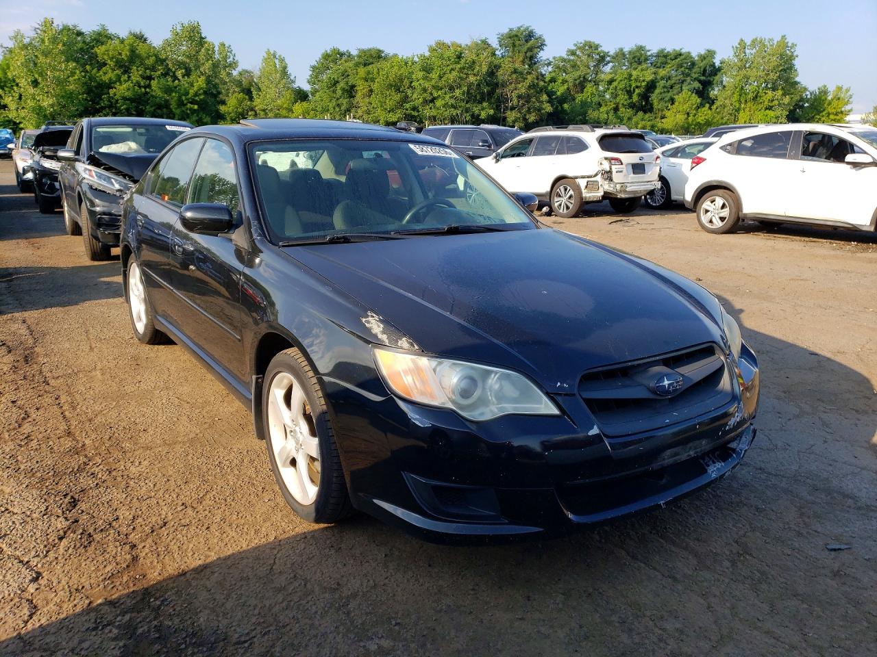 2008 Subaru Legacy 2.5i Black vin: 4S3BL616087211398