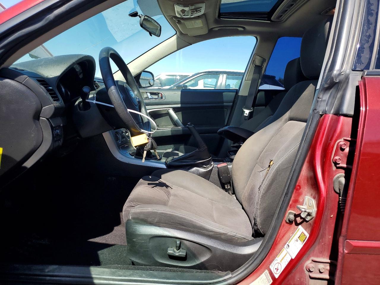 2009 Subaru Legacy 2.5i Maroon vin: 4S3BL616096217810