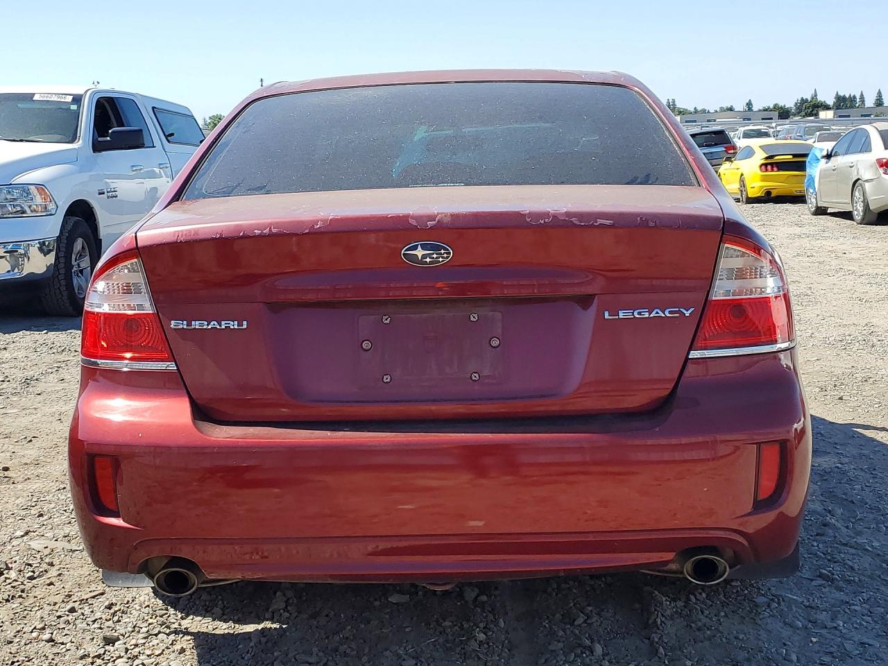 2009 Subaru Legacy 2.5i Maroon vin: 4S3BL616096217810