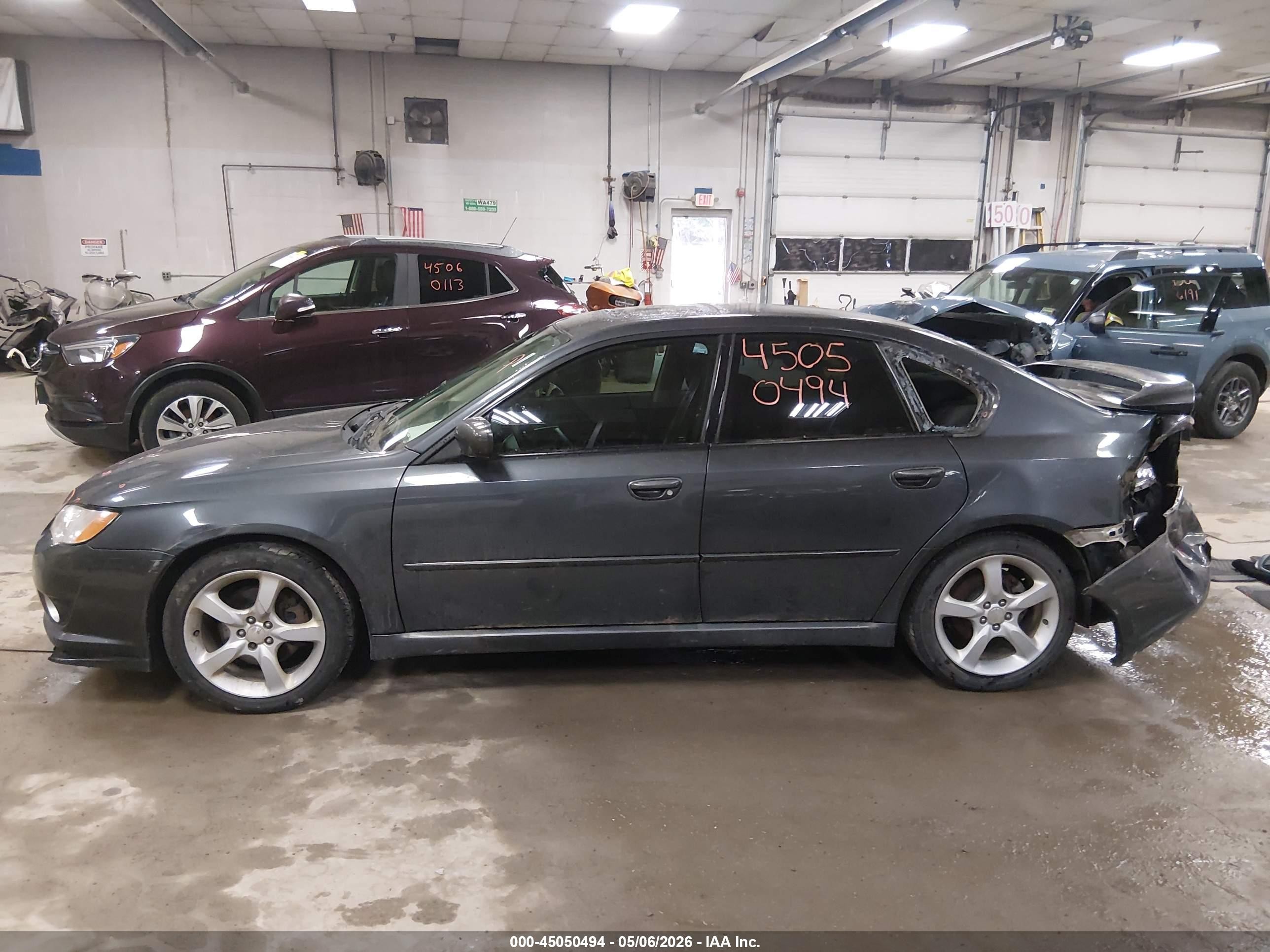 2009 Subaru Legacy 2.5i Gray vin: 4S3BL616097236917