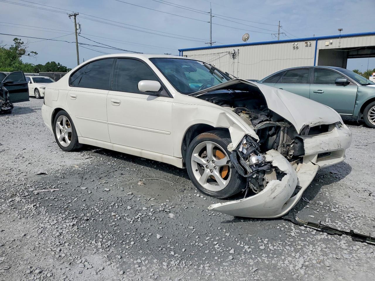 2007 Subaru Legacy 2.5i White vin: 4S3BL616177207505