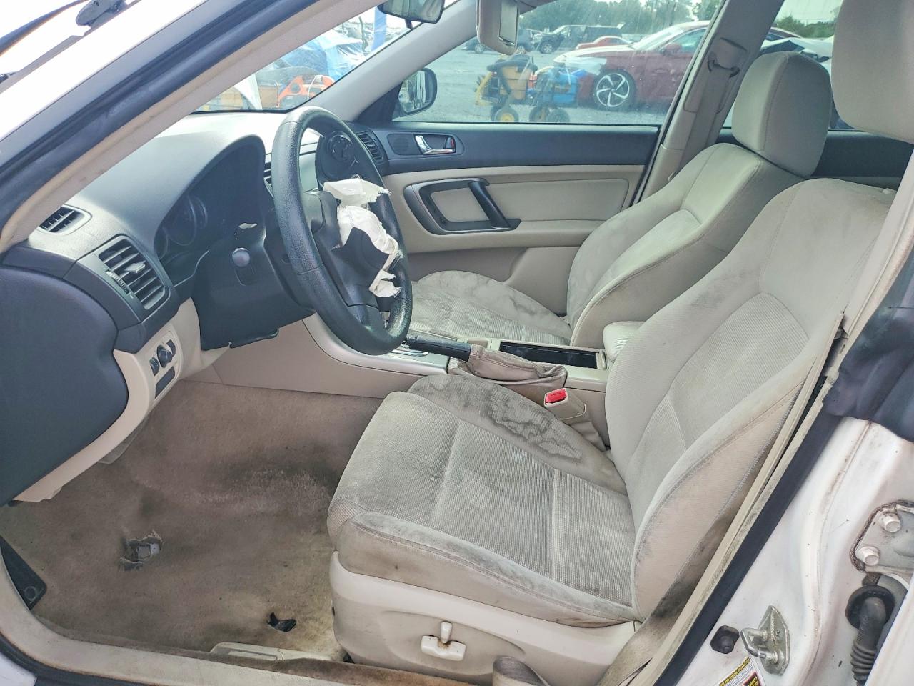 2007 Subaru Legacy 2.5i White vin: 4S3BL616177207505
