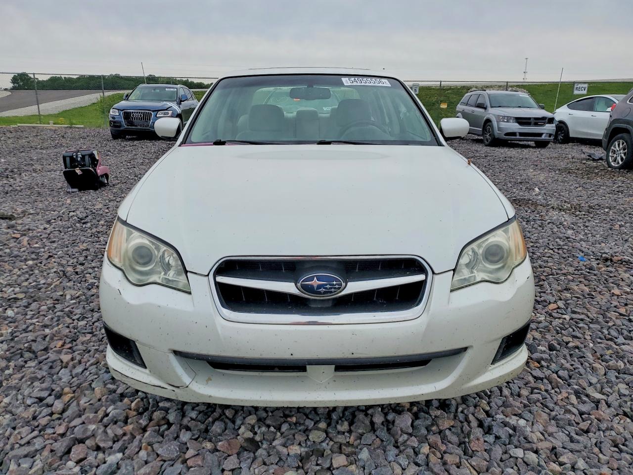 2009 Subaru Legacy 2.5i White vin: 4S3BL616197229121
