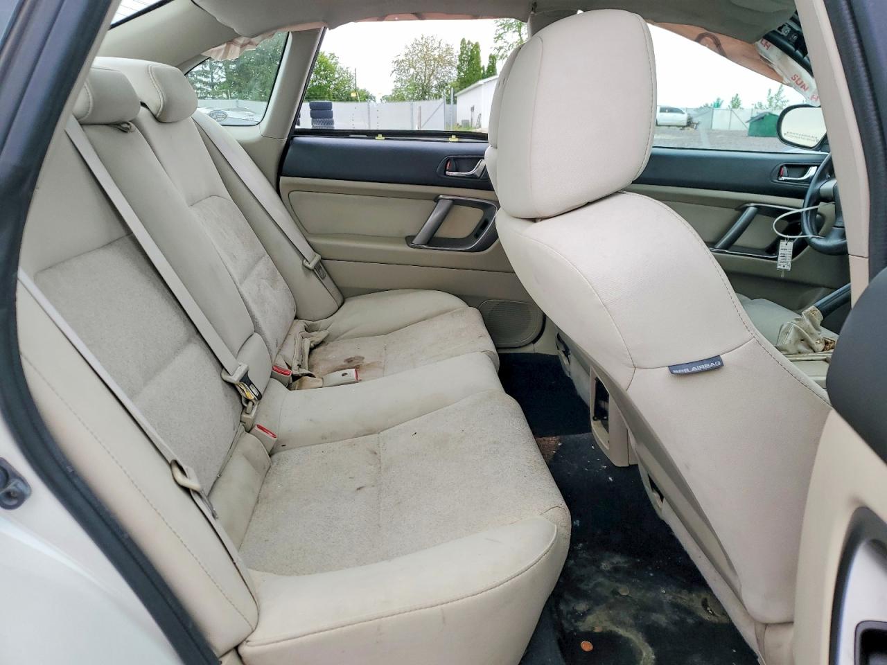 2009 Subaru Legacy 2.5i White vin: 4S3BL616197229121