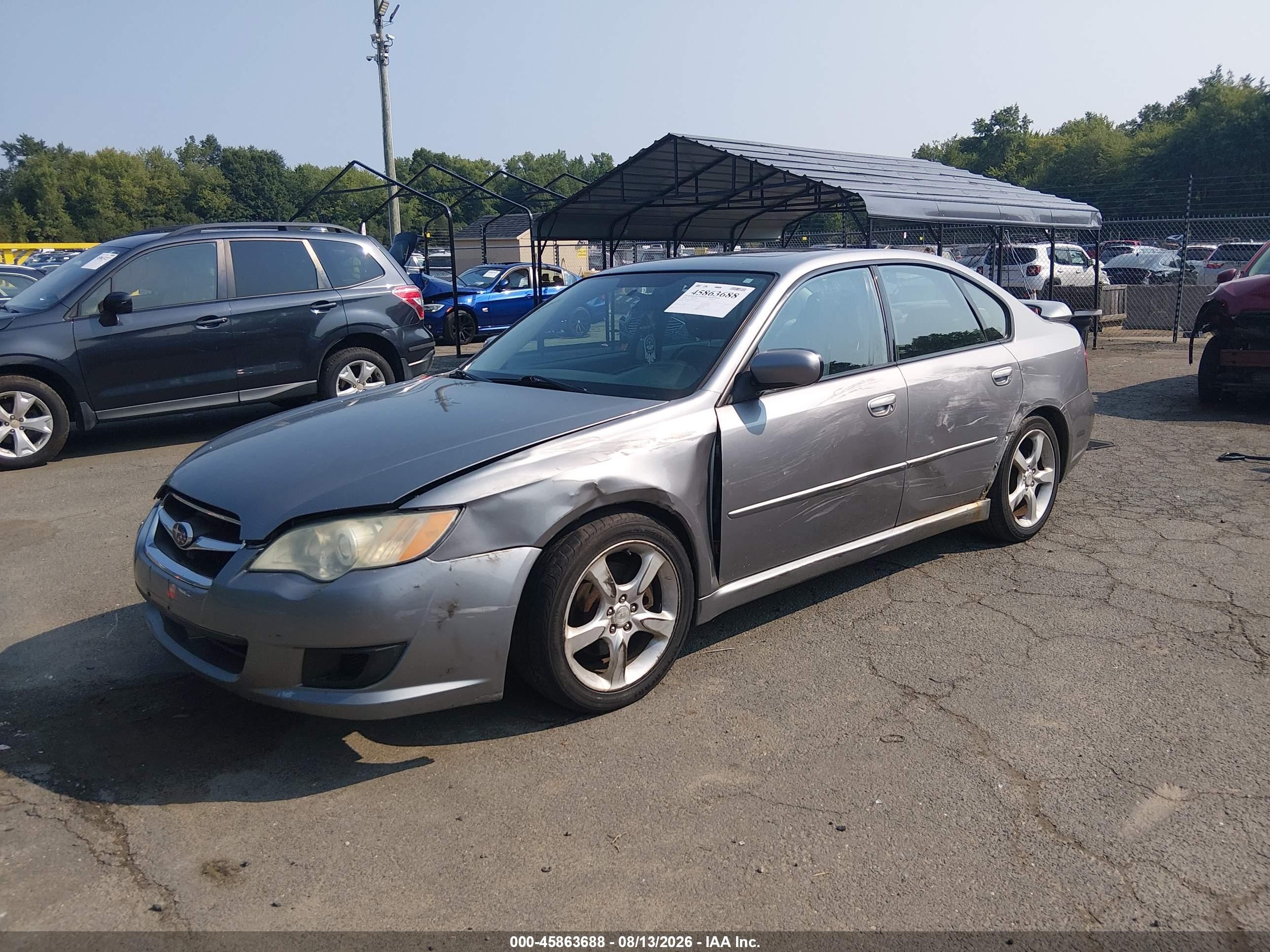 2009 Subaru Legacy 2.5i Серебряный vin: 4S3BL616197235629