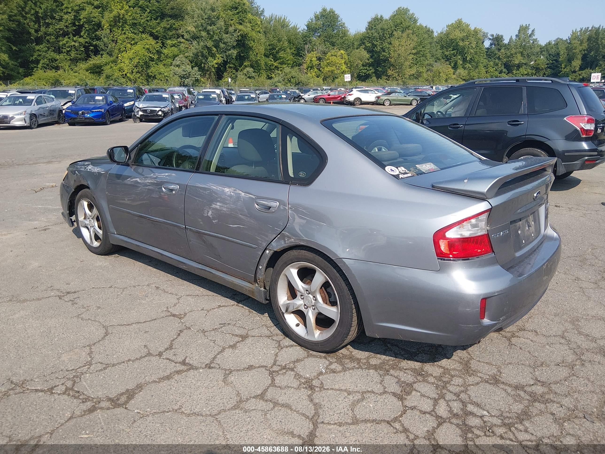 2009 Subaru Legacy 2.5i Серебряный vin: 4S3BL616197235629