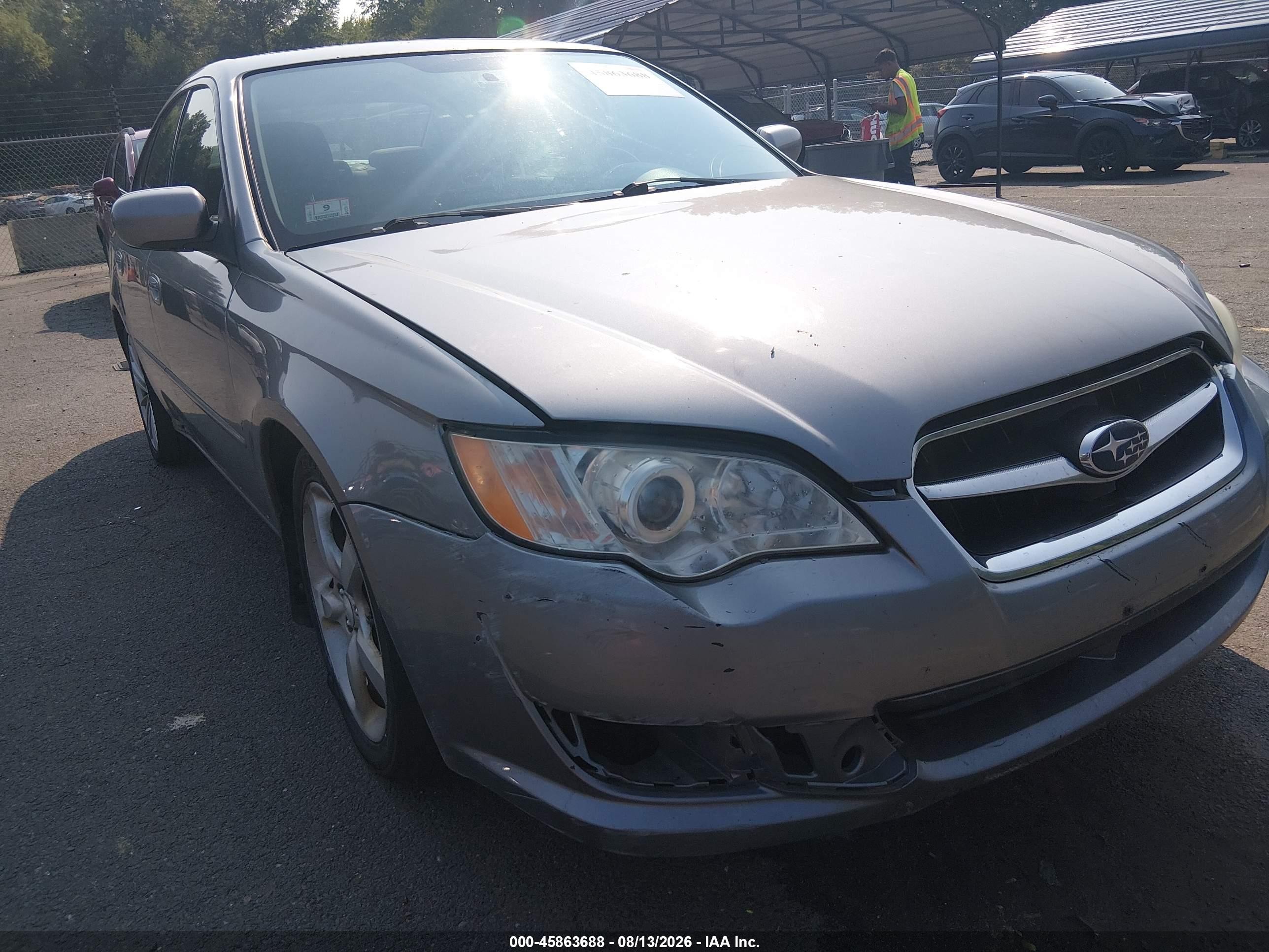 2009 Subaru Legacy 2.5i Серебряный vin: 4S3BL616197235629