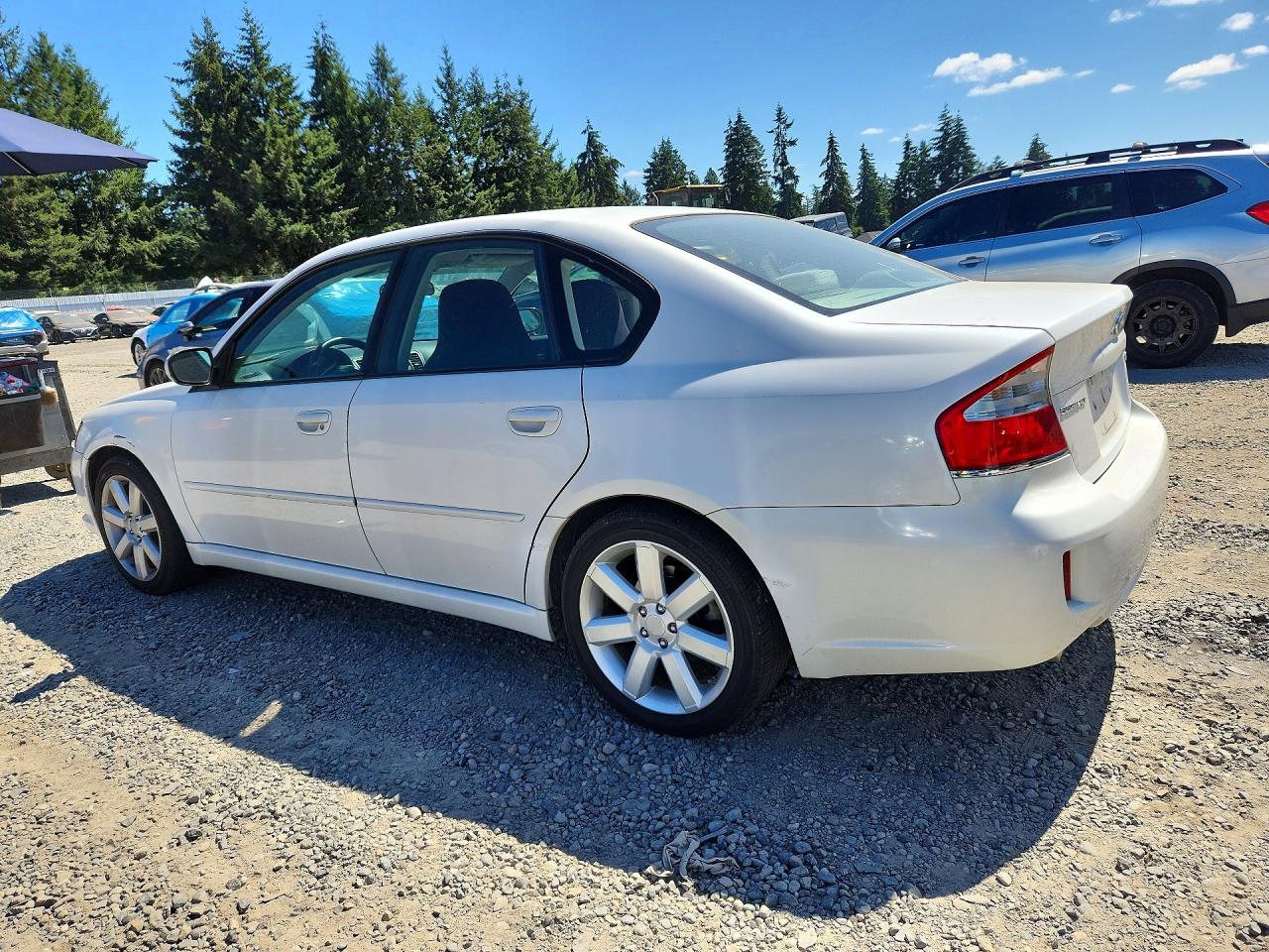 2009 Subaru Legacy 2.5i White vin: 4S3BL616197236540
