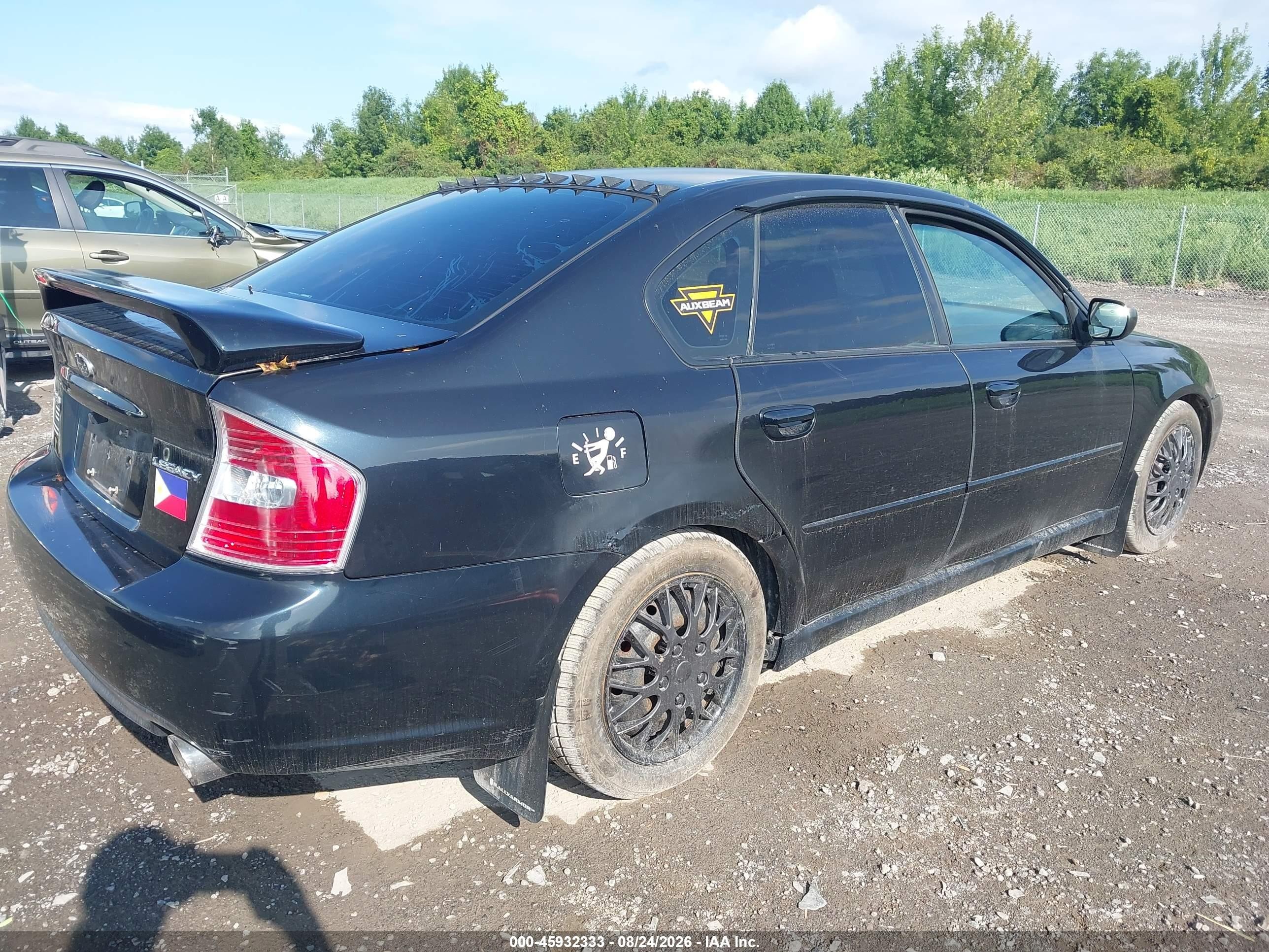 2007 Subaru Legacy 2.5i Черный vin: 4S3BL616277208923