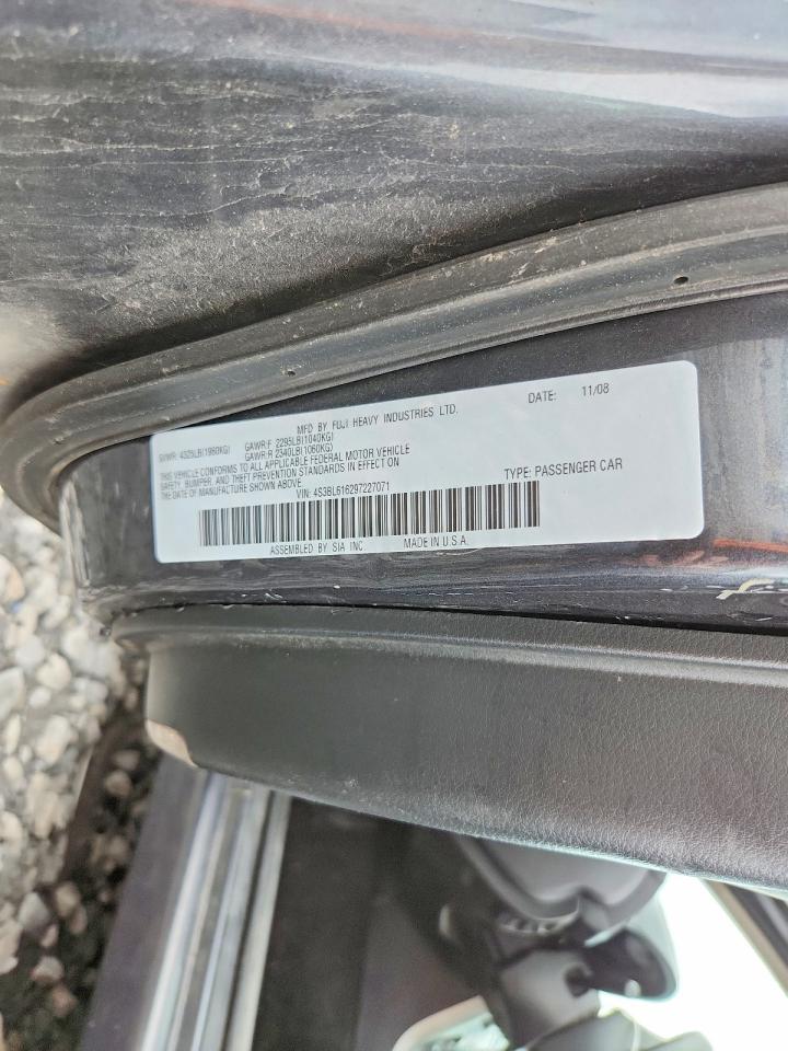 2009 Subaru Legacy 2.5i Charcoal vin: 4S3BL616297227071