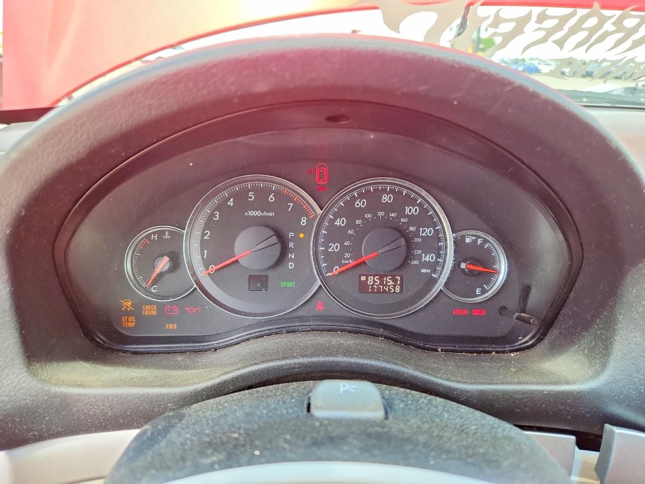 2009 Subaru Legacy 2.5i Red vin: 4S3BL616297232528