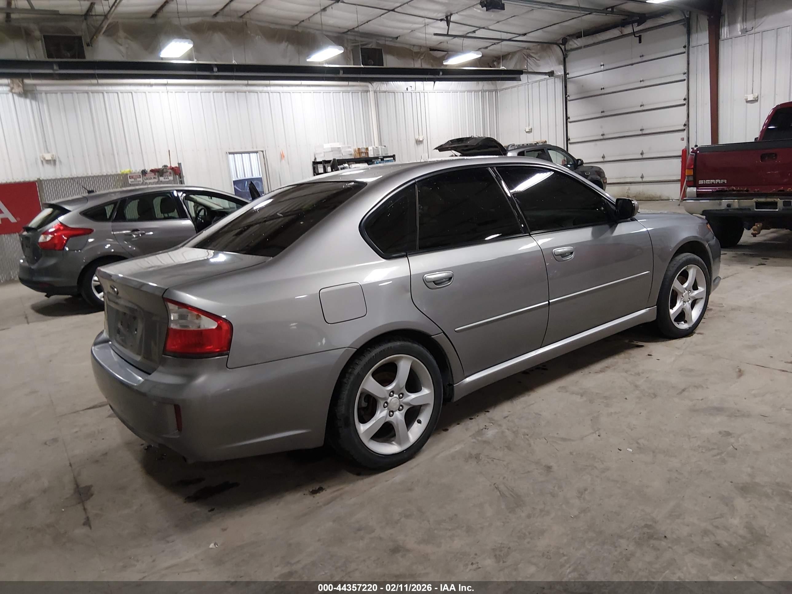 2008 Subaru Legacy 2.5i Gray vin: 4S3BL616387221682