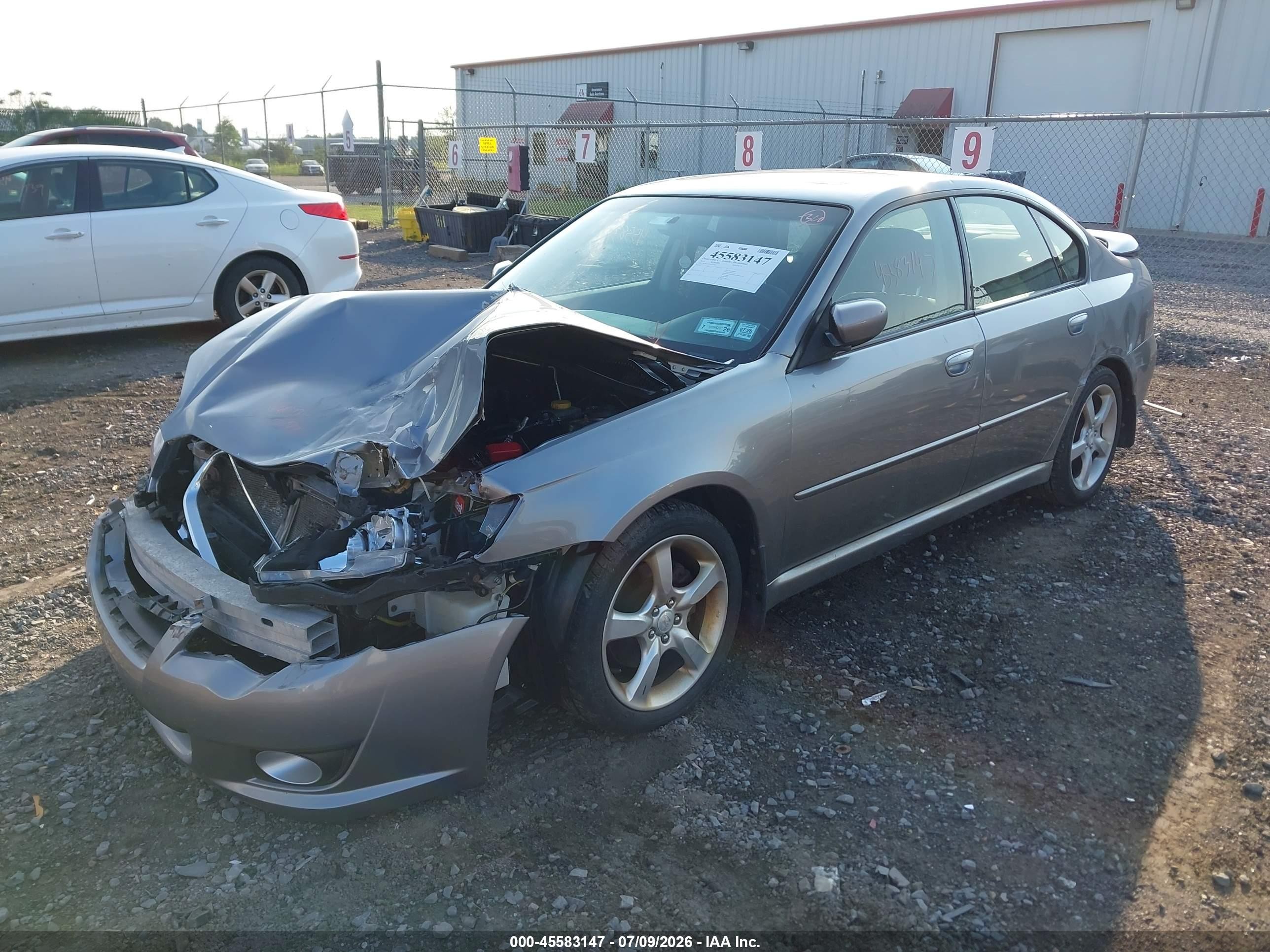 2009 Subaru Legacy 2.5i Gray vin: 4S3BL616397224812