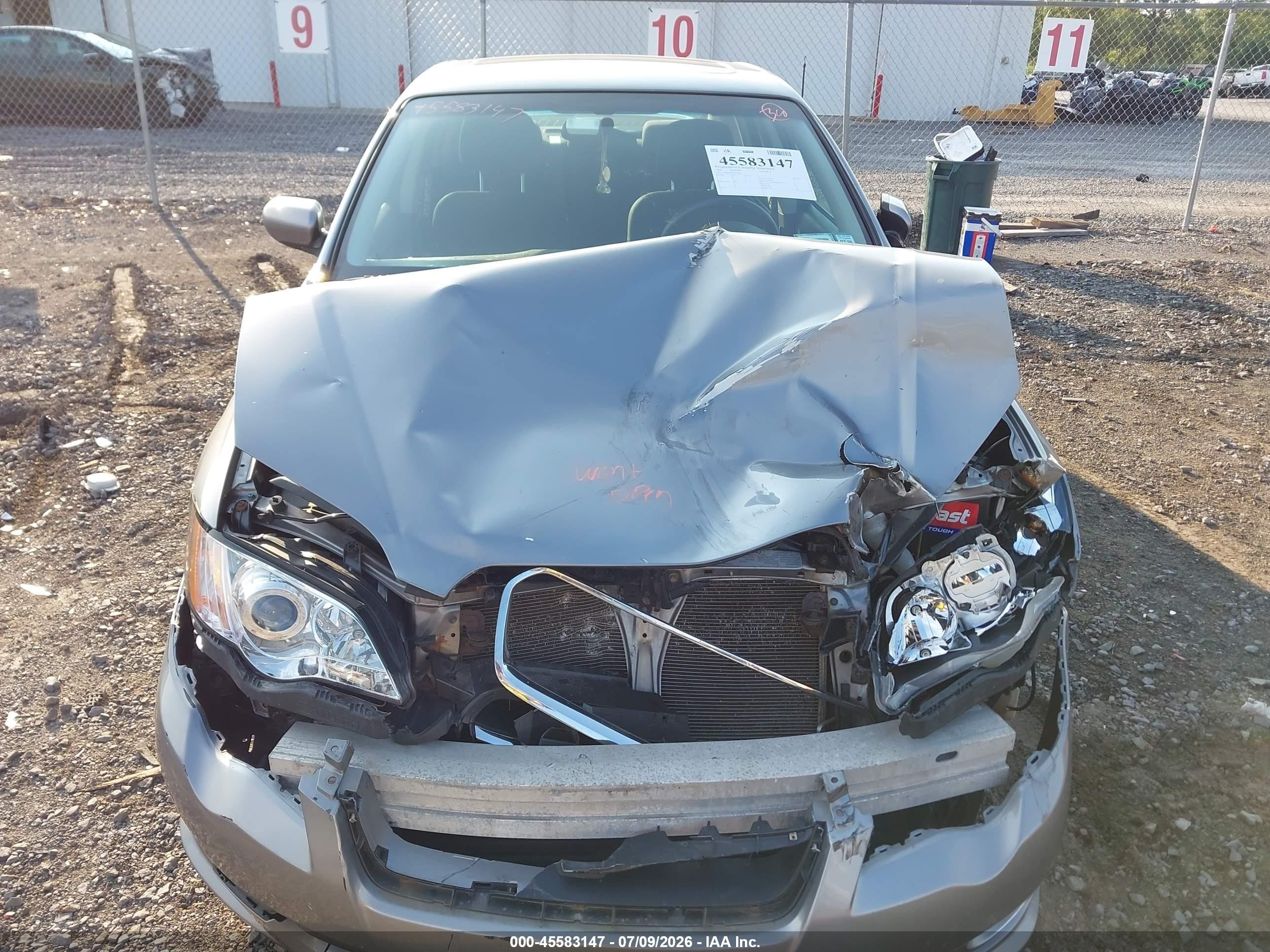 2009 Subaru Legacy 2.5i Gray vin: 4S3BL616397224812