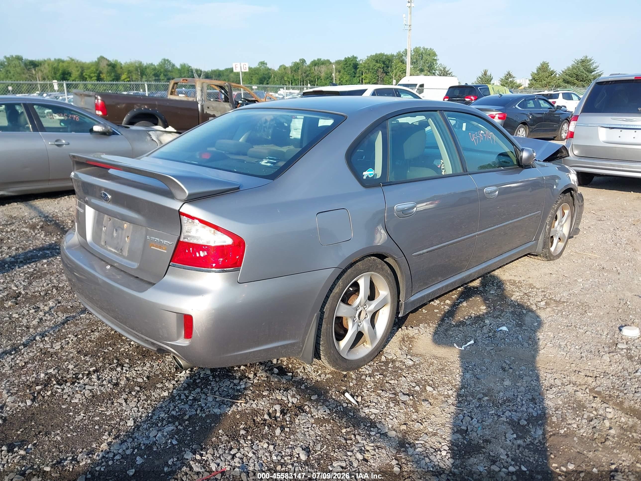 2009 Subaru Legacy 2.5i Gray vin: 4S3BL616397224812