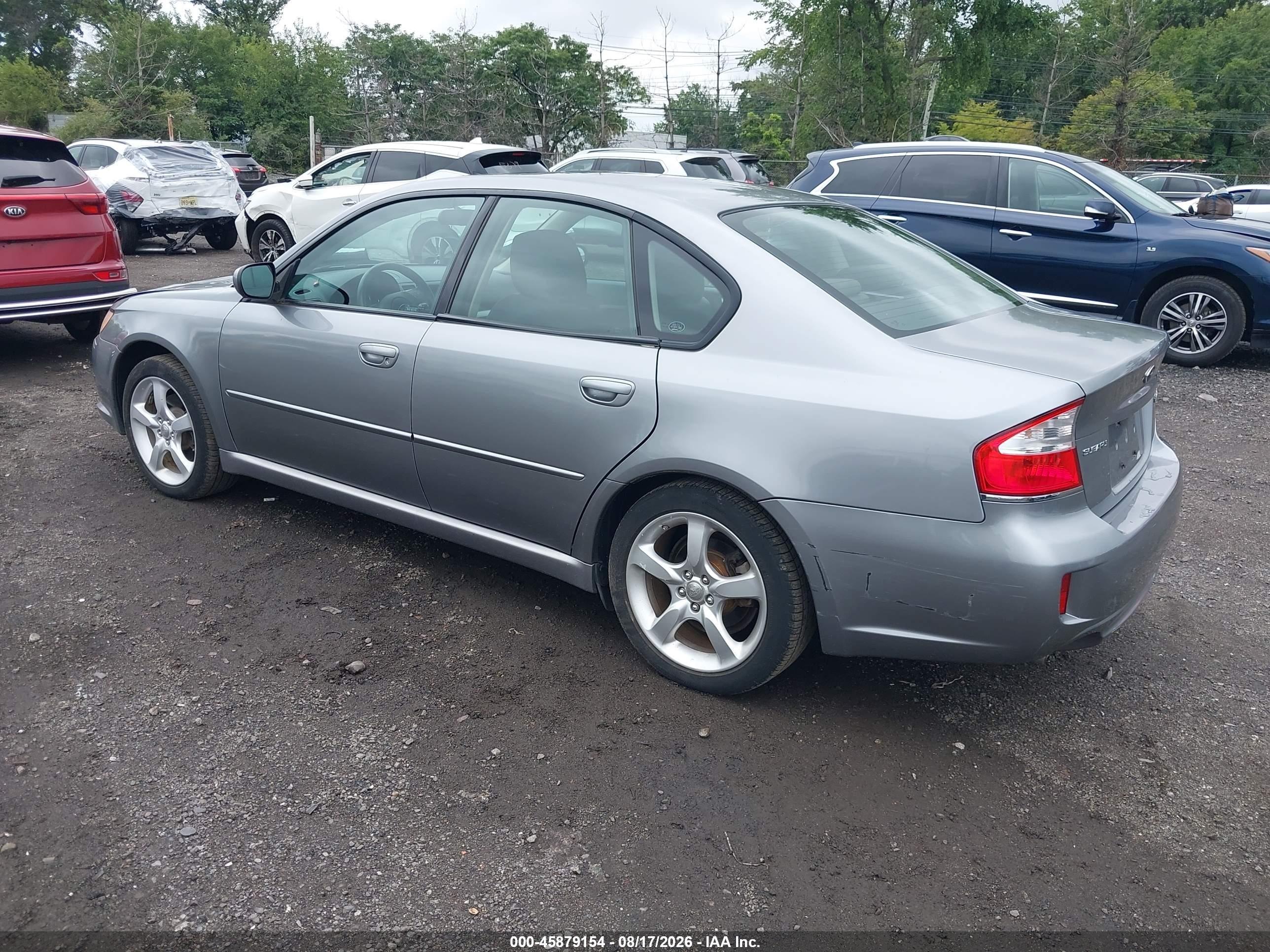 2008 Subaru Legacy 2.5i Серебряный vin: 4S3BL616486202614