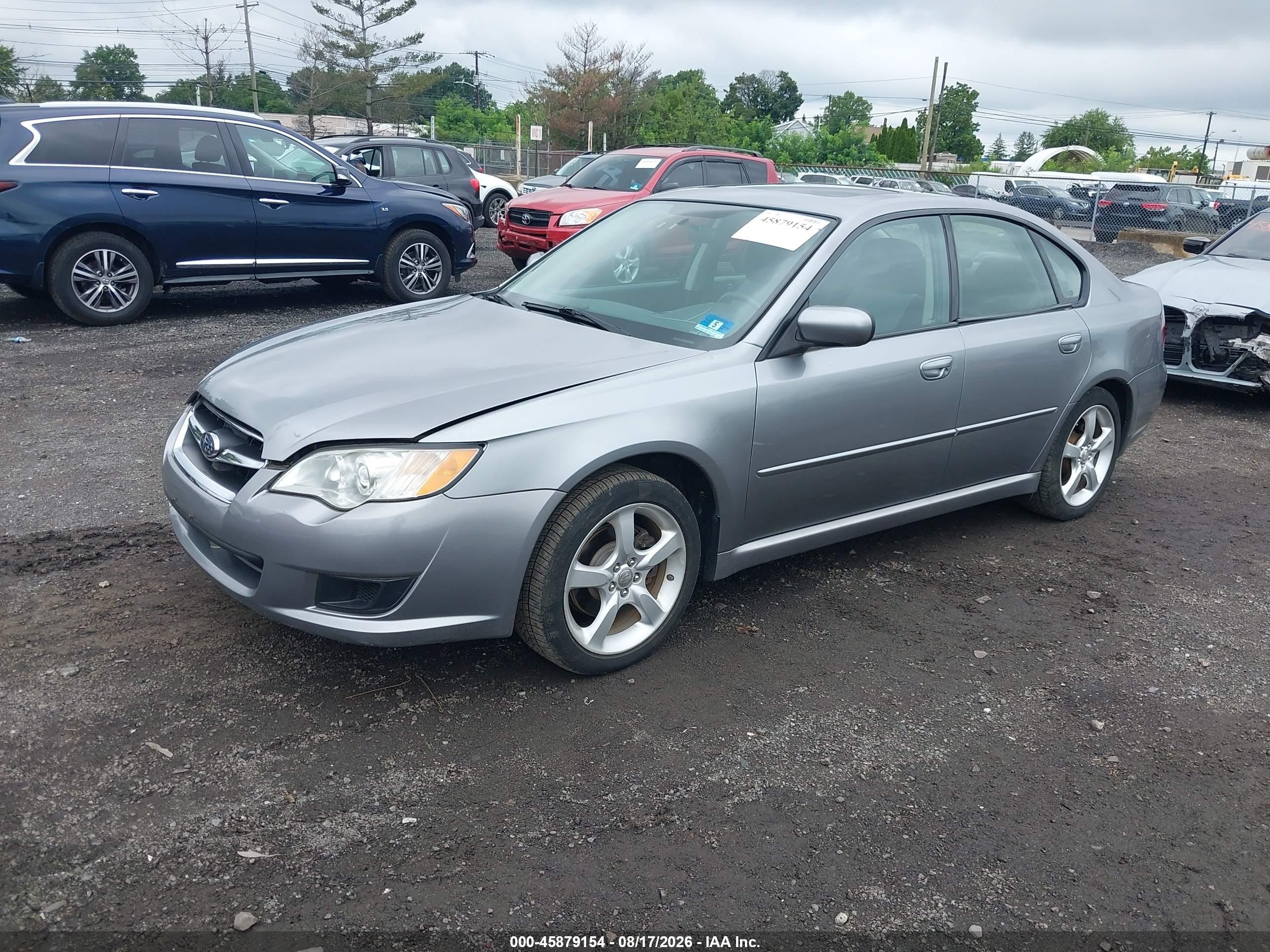2008 Subaru Legacy 2.5i Серебряный vin: 4S3BL616486202614