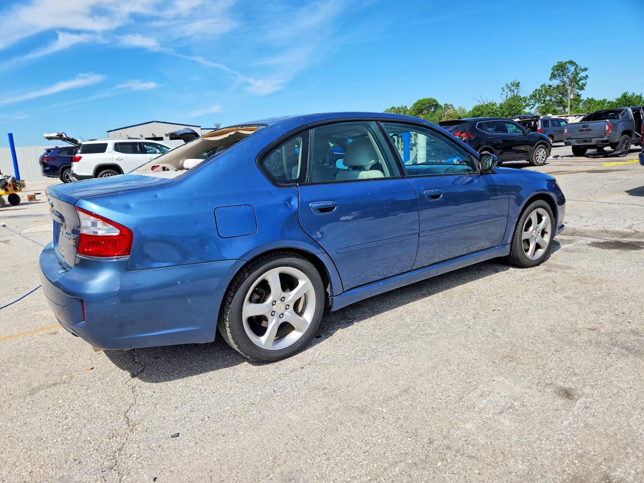 2008 Subaru Legacy 2.5i Blue vin: 4S3BL616487213509