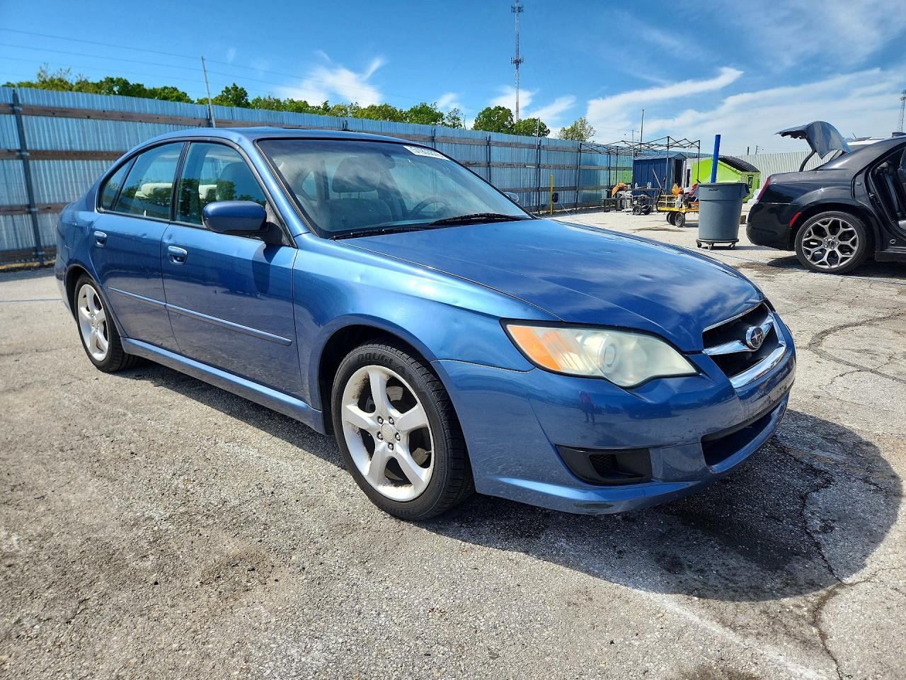 2008 Subaru Legacy 2.5i Blue vin: 4S3BL616487213509