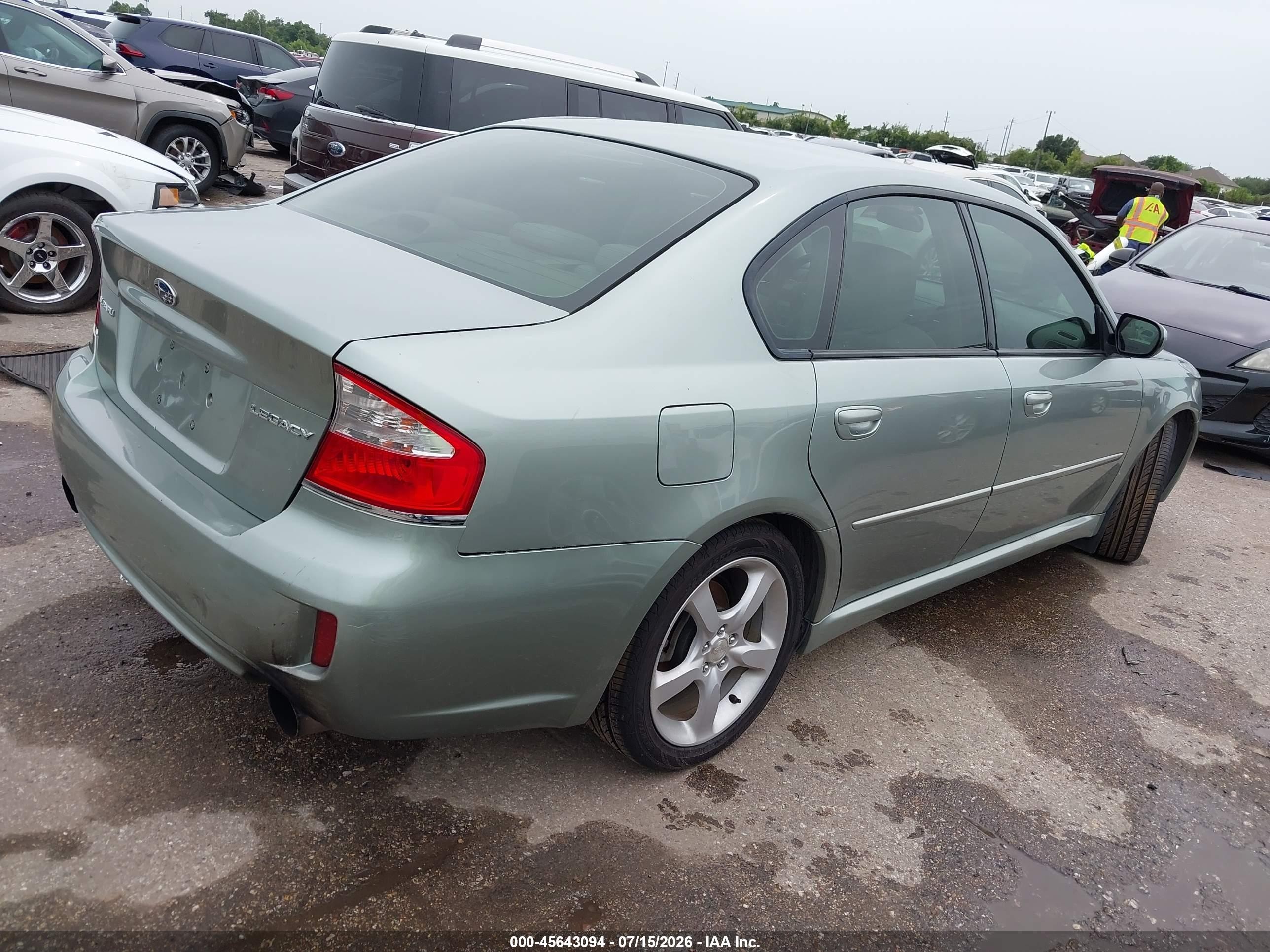 2009 Subaru Legacy 2.5i Silver vin: 4S3BL616496218720