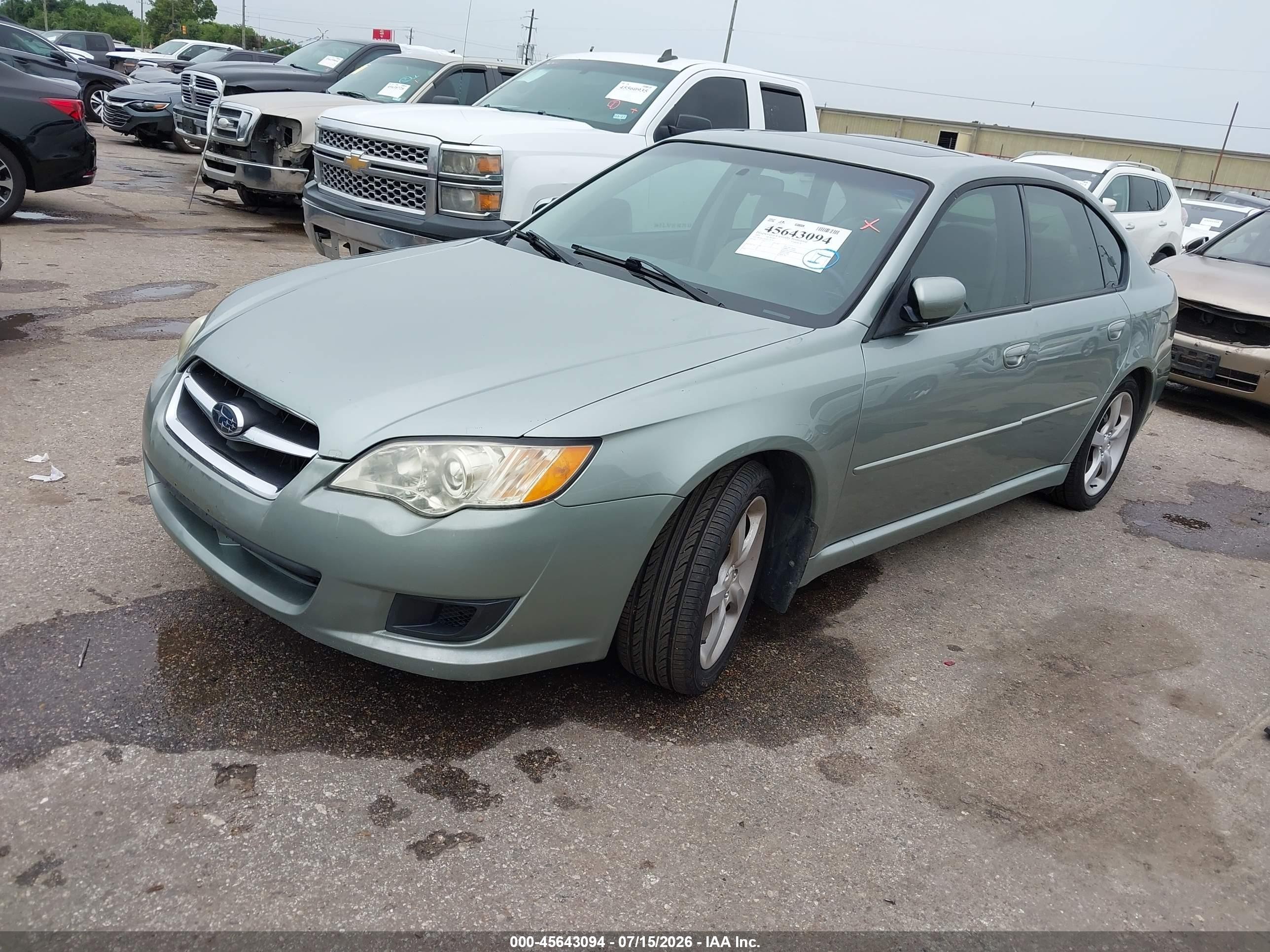 2009 Subaru Legacy 2.5i Silver vin: 4S3BL616496218720