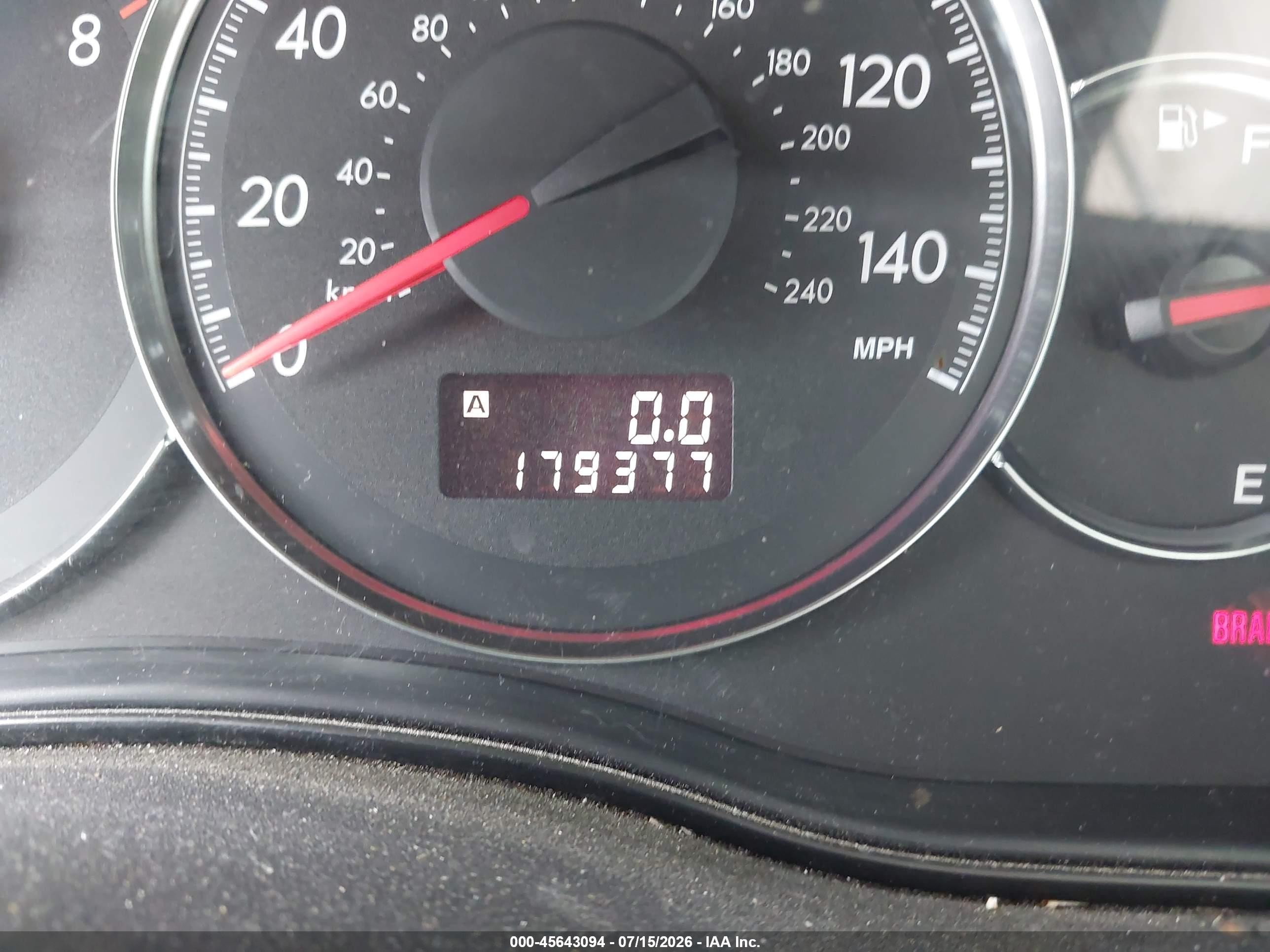 2009 Subaru Legacy 2.5i Silver vin: 4S3BL616496218720