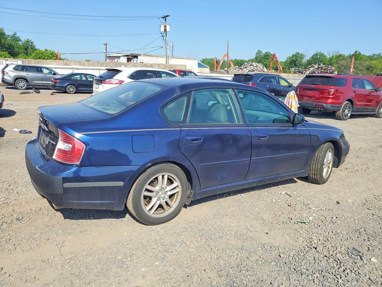 2005 Subaru Legacy 2.5i Синий vin: 4S3BL616557226457