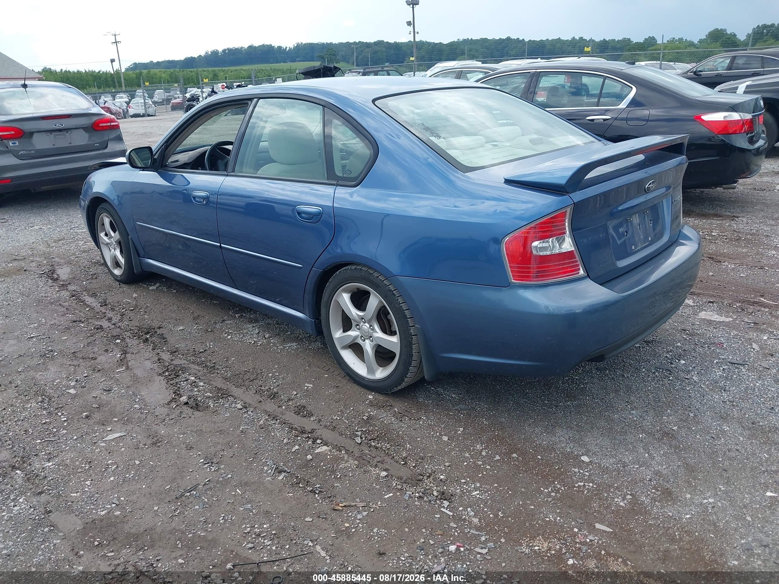 2007 Subaru Legacy 2.5i Blue vin: 4S3BL616577200816