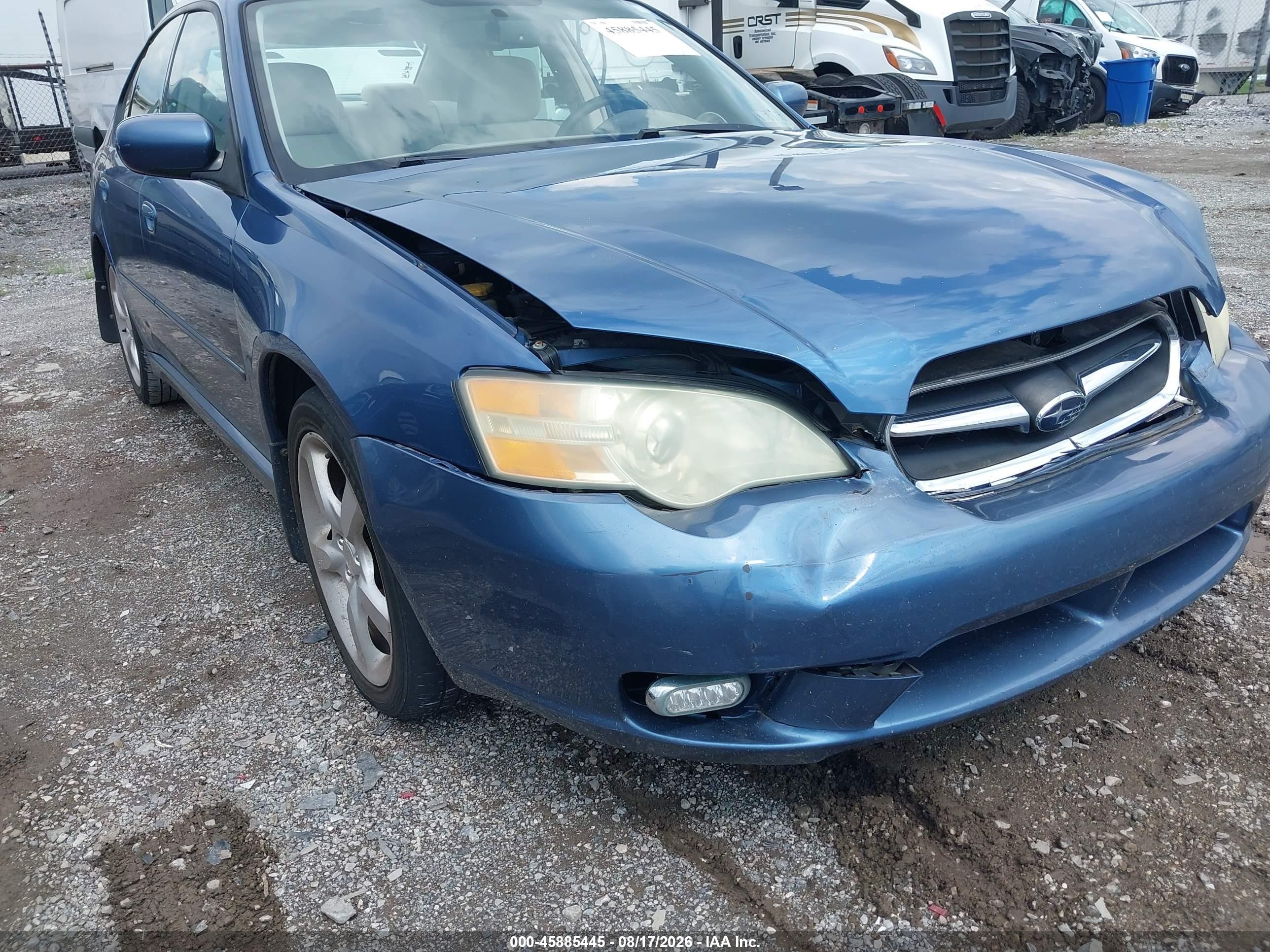 2007 Subaru Legacy 2.5i Blue vin: 4S3BL616577200816