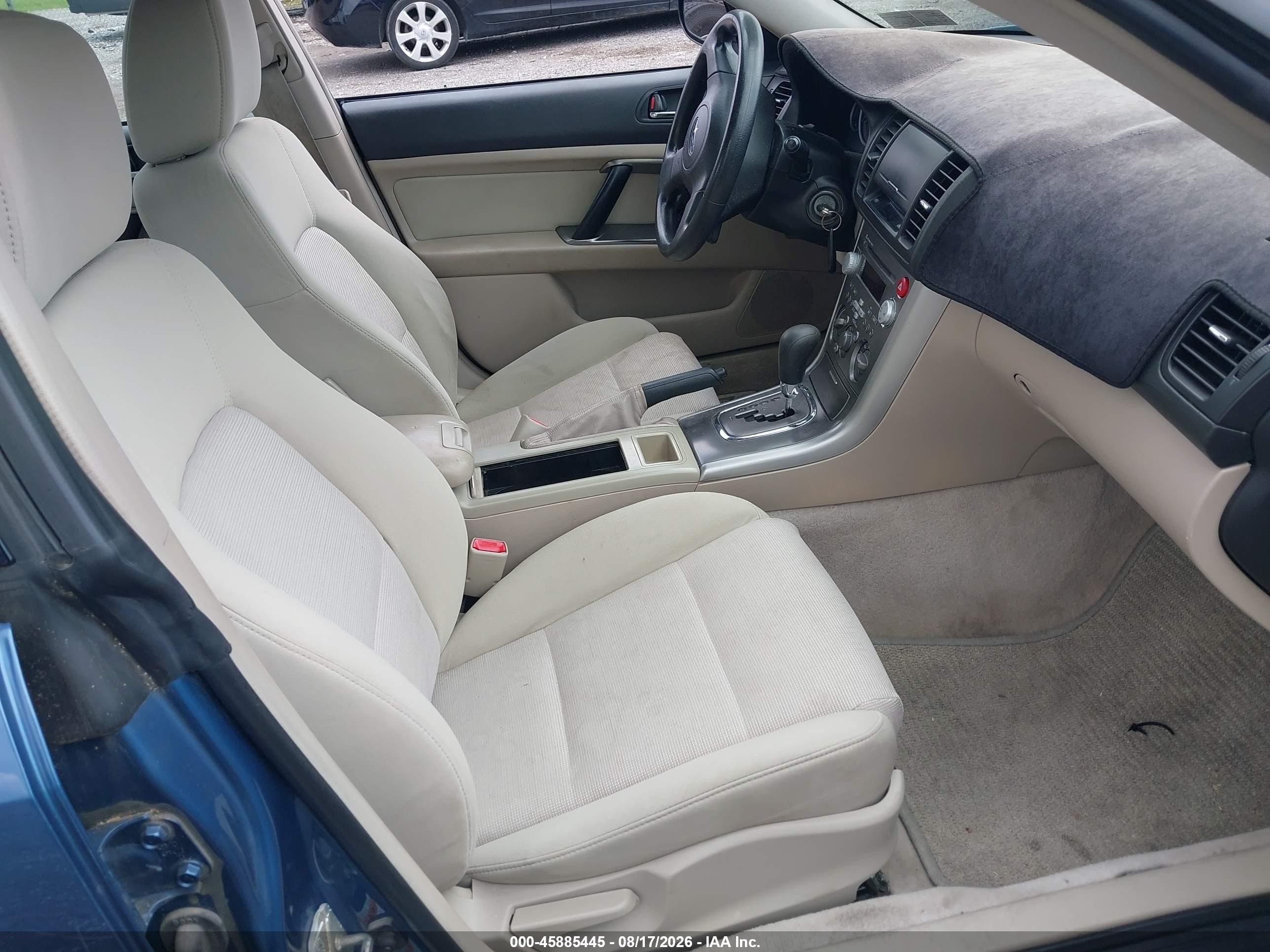 2007 Subaru Legacy 2.5i Blue vin: 4S3BL616577200816