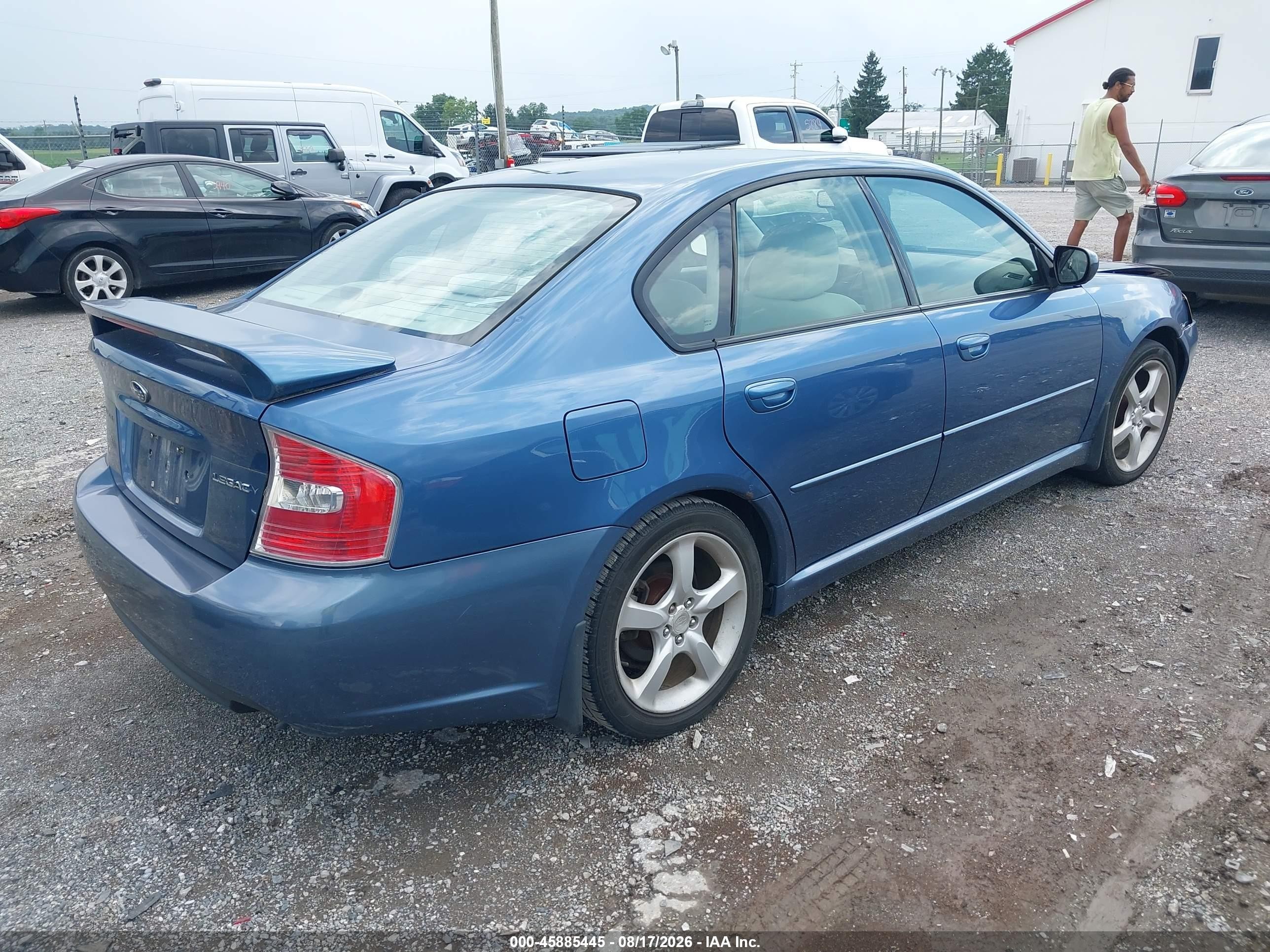 2007 Subaru Legacy 2.5i Blue vin: 4S3BL616577200816