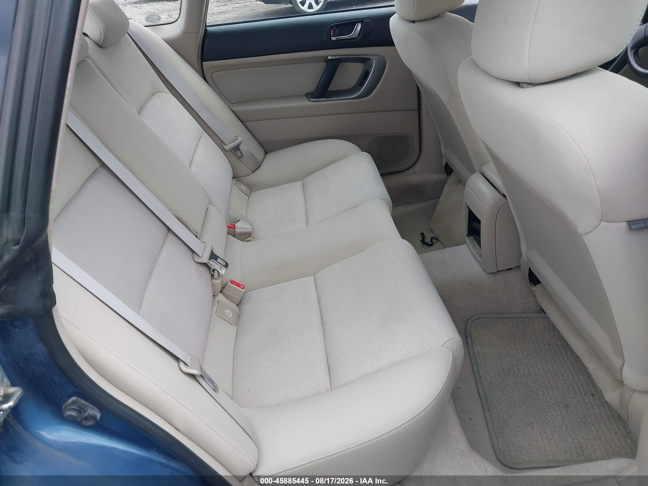 2007 Subaru Legacy 2.5i Blue vin: 4S3BL616577200816