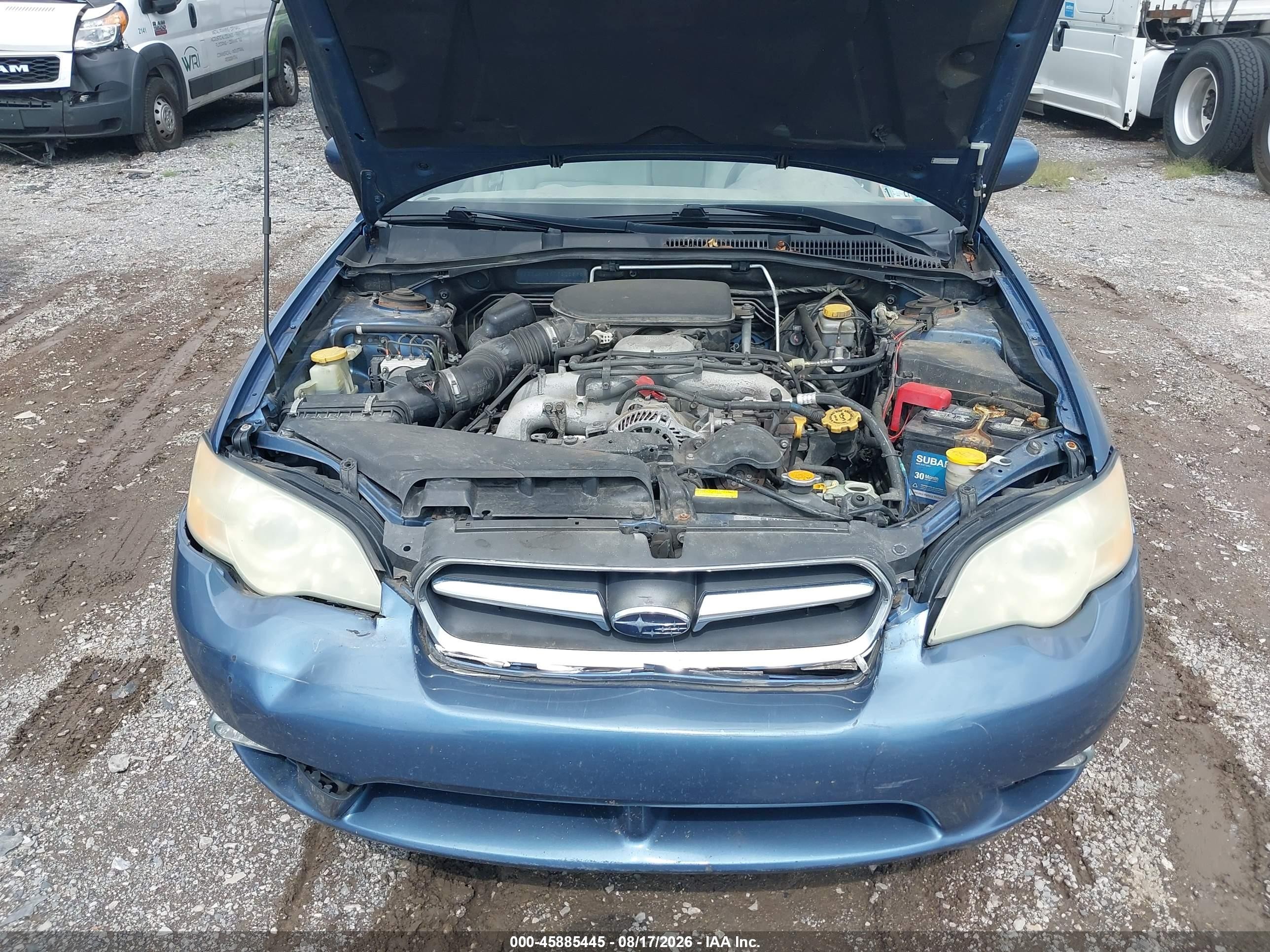2007 Subaru Legacy 2.5i Blue vin: 4S3BL616577200816