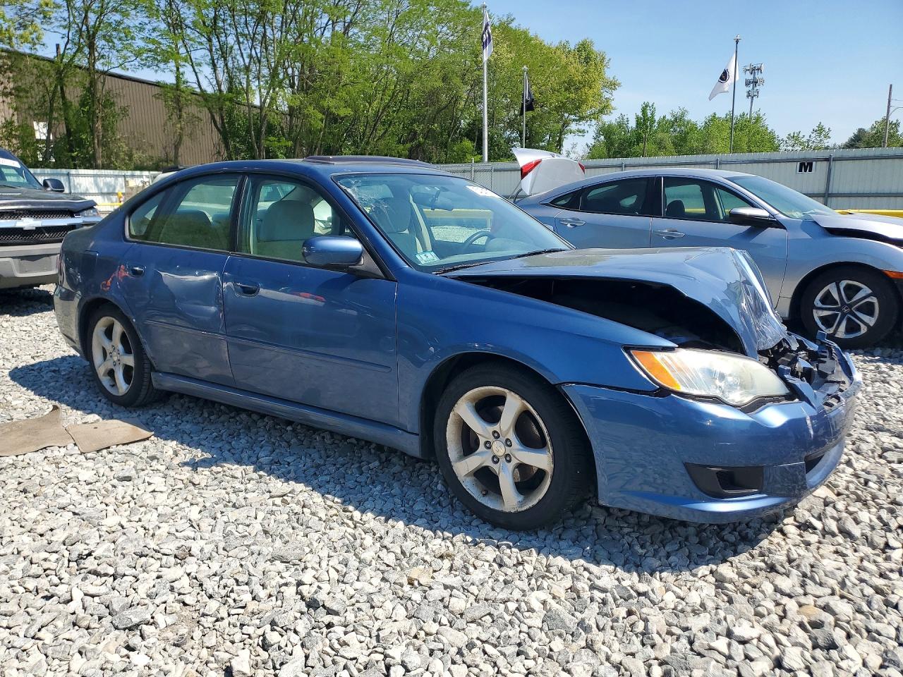 2008 Subaru Legacy 2.5i Blue vin: 4S3BL616587220663