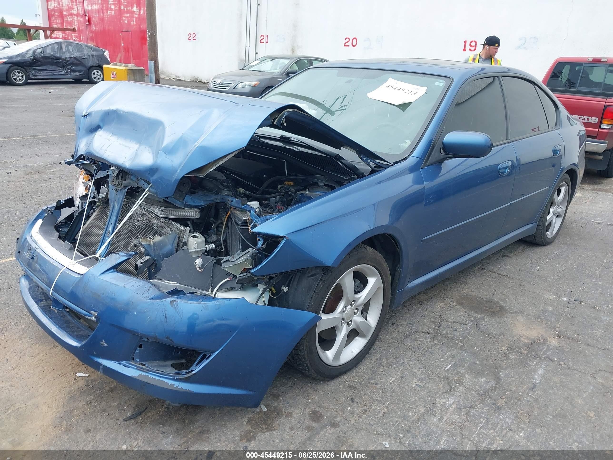 2009 Subaru Legacy 2.5i Синий vin: 4S3BL616597214914