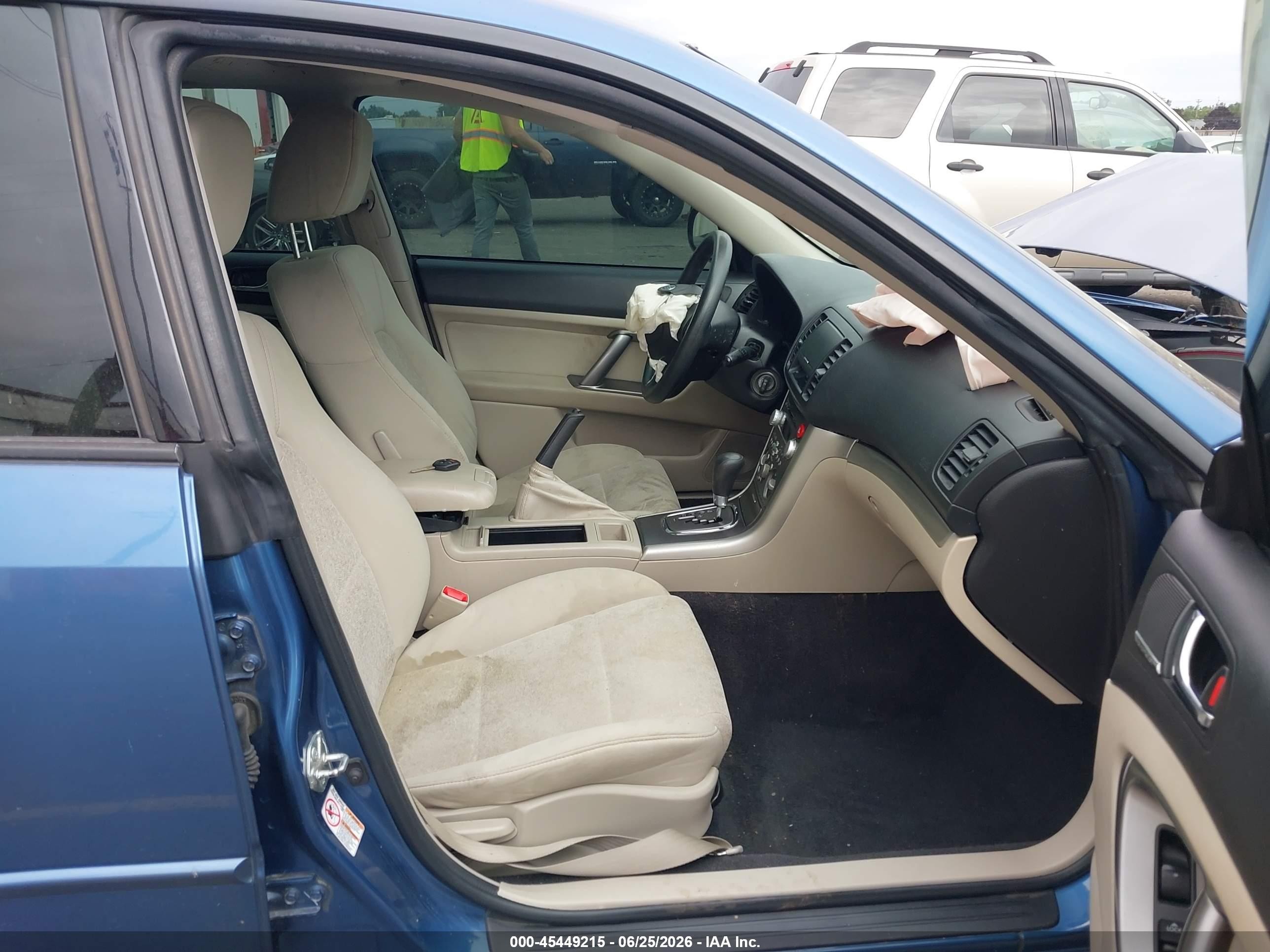 2009 Subaru Legacy 2.5i Синий vin: 4S3BL616597214914