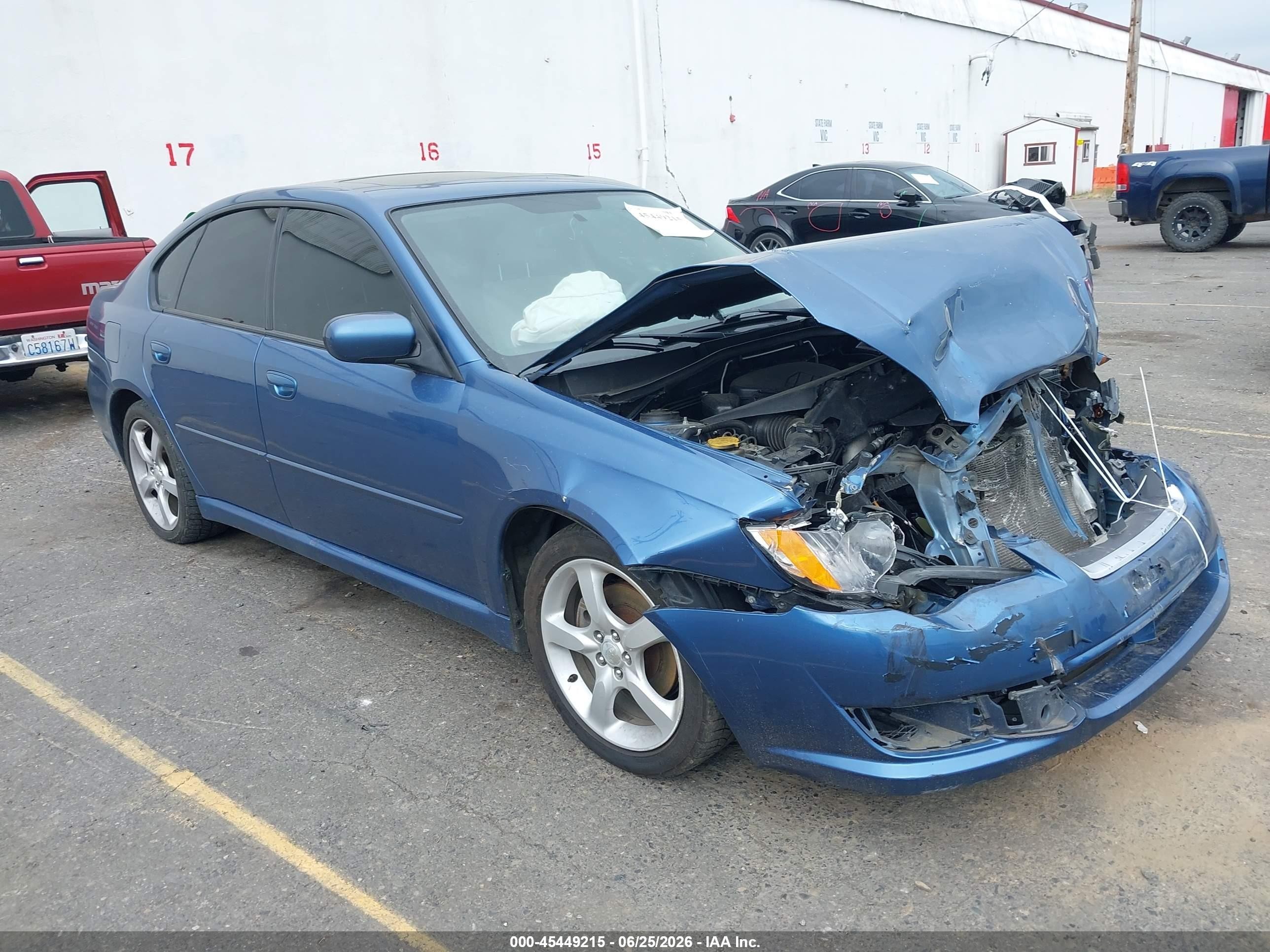 2009 Subaru Legacy 2.5i Синий vin: 4S3BL616597214914