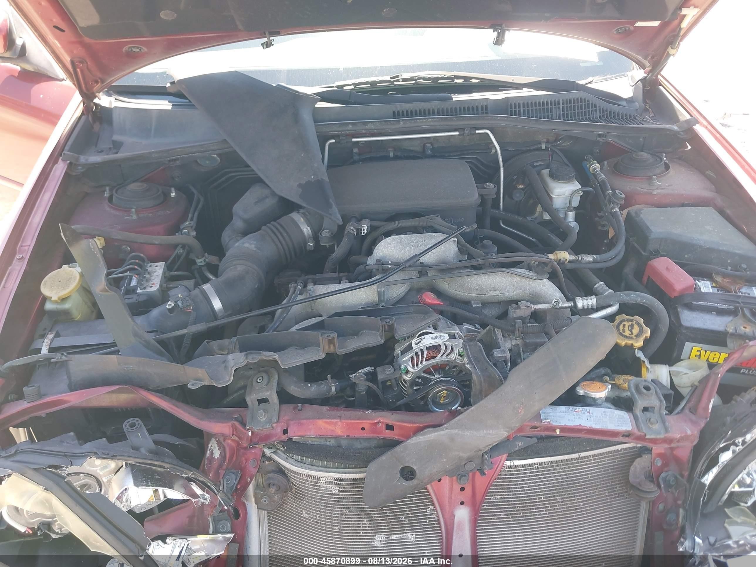 2009 Subaru Legacy 2.5i Красный vin: 4S3BL616597235732