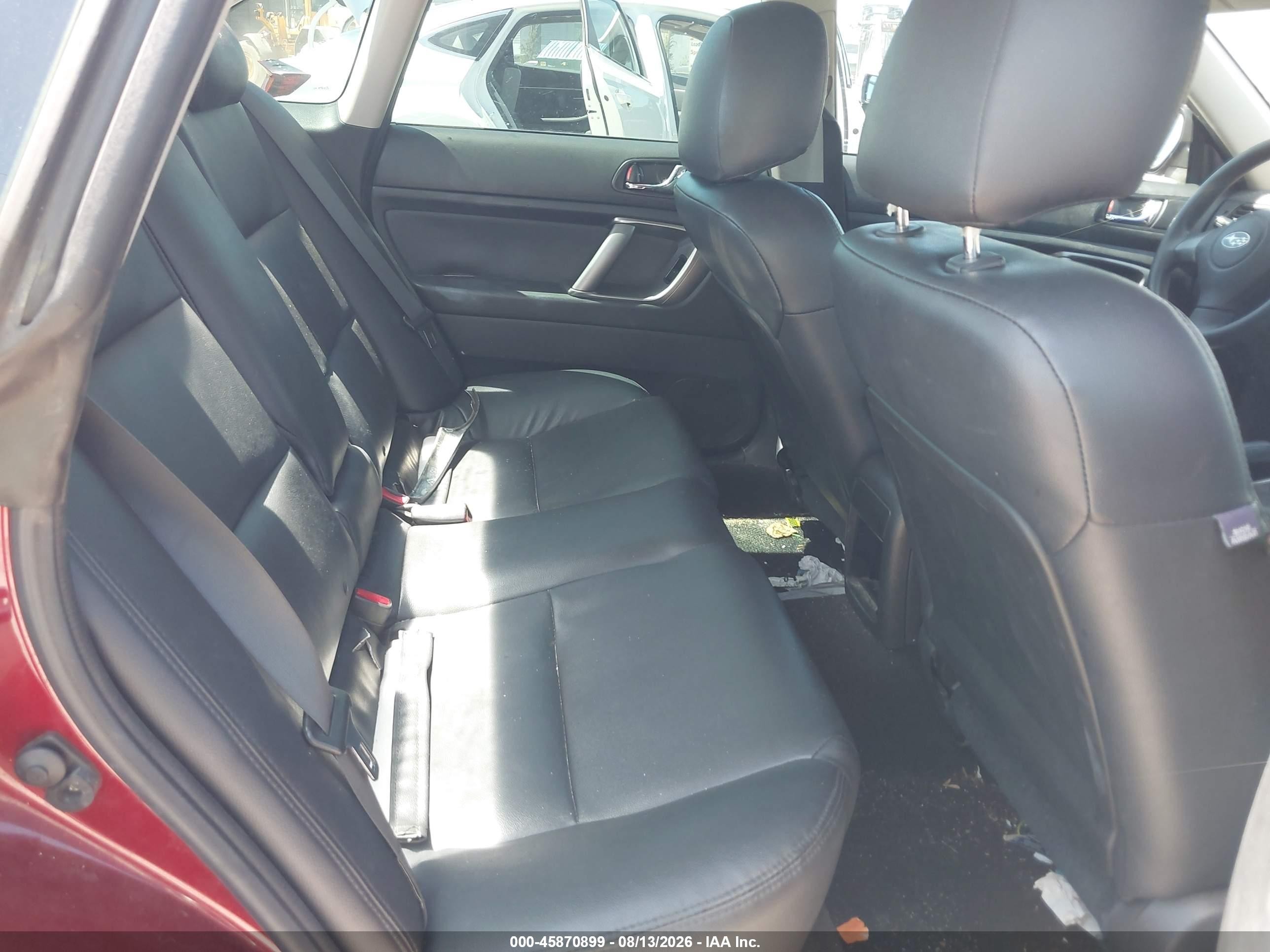 2009 Subaru Legacy 2.5i Красный vin: 4S3BL616597235732