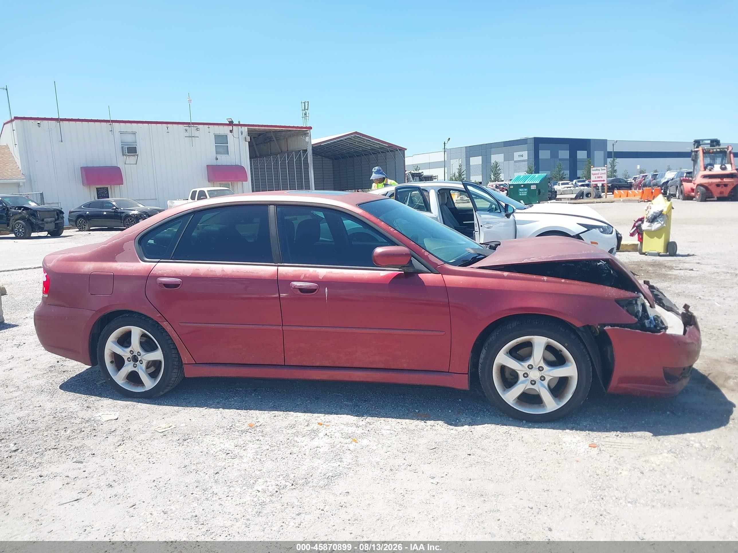 2009 Subaru Legacy 2.5i Красный vin: 4S3BL616597235732