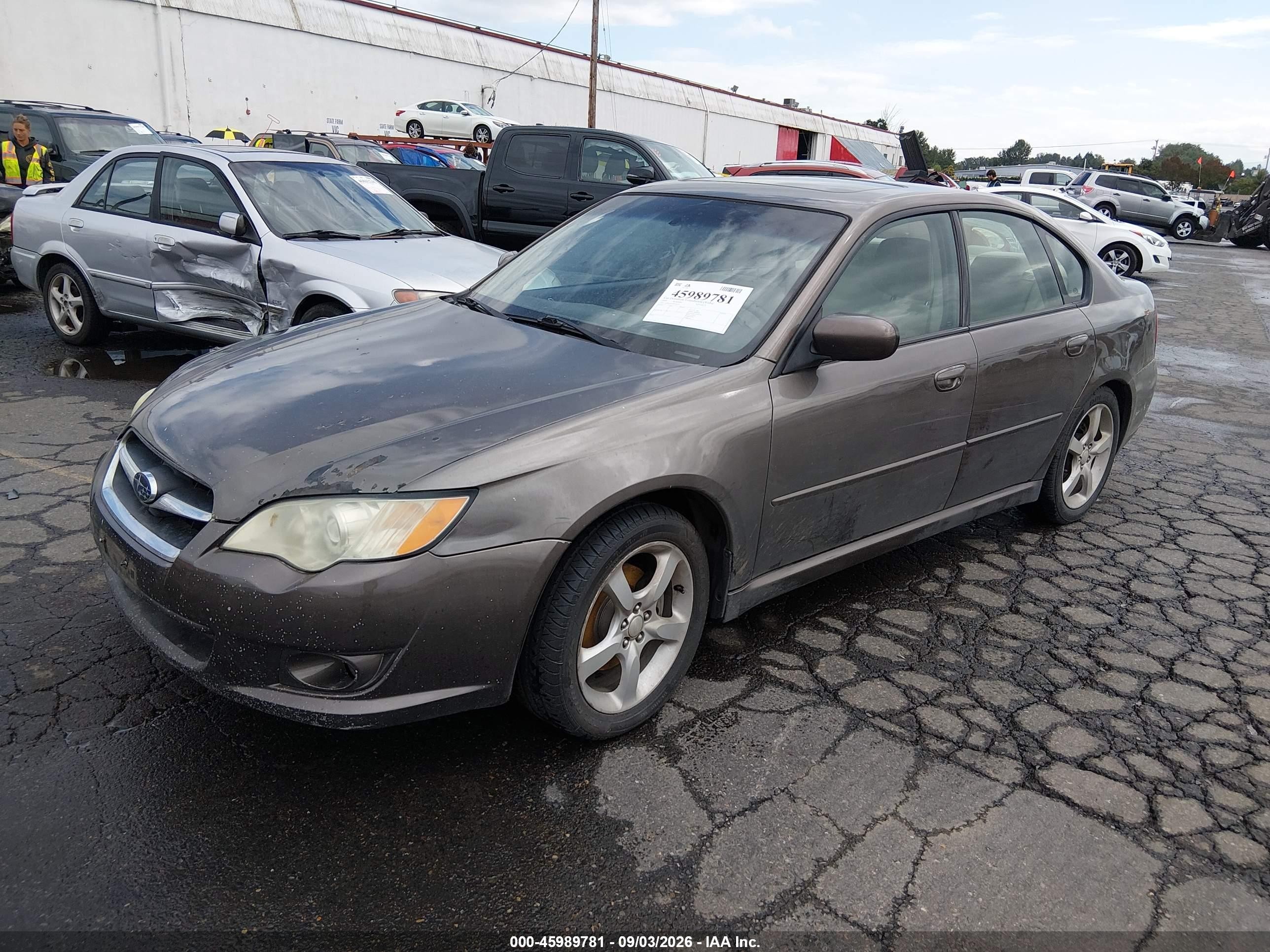 2009 Subaru Legacy 2.5i Brown vin: 4S3BL616597236119