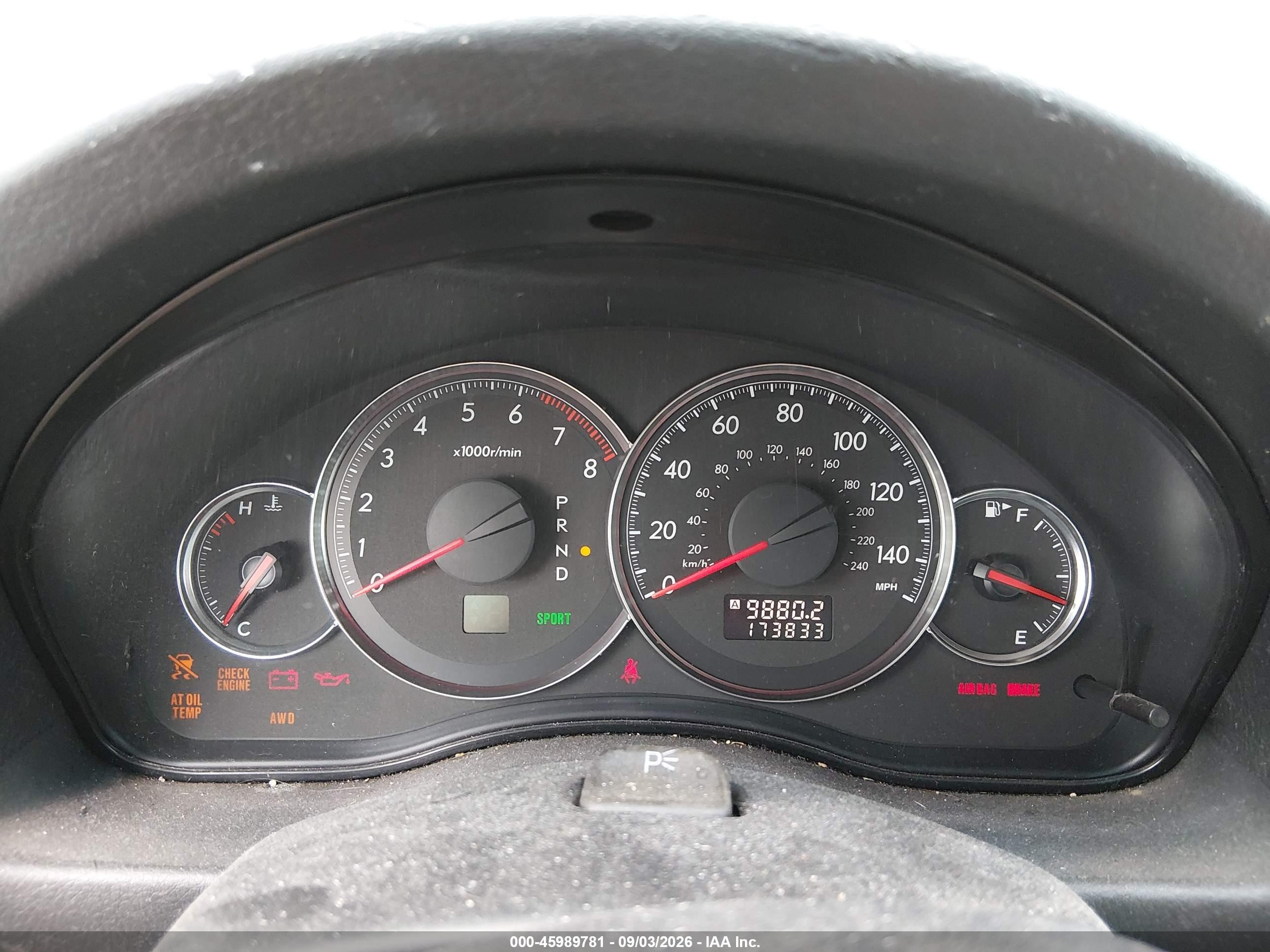 2009 Subaru Legacy 2.5i Brown vin: 4S3BL616597236119