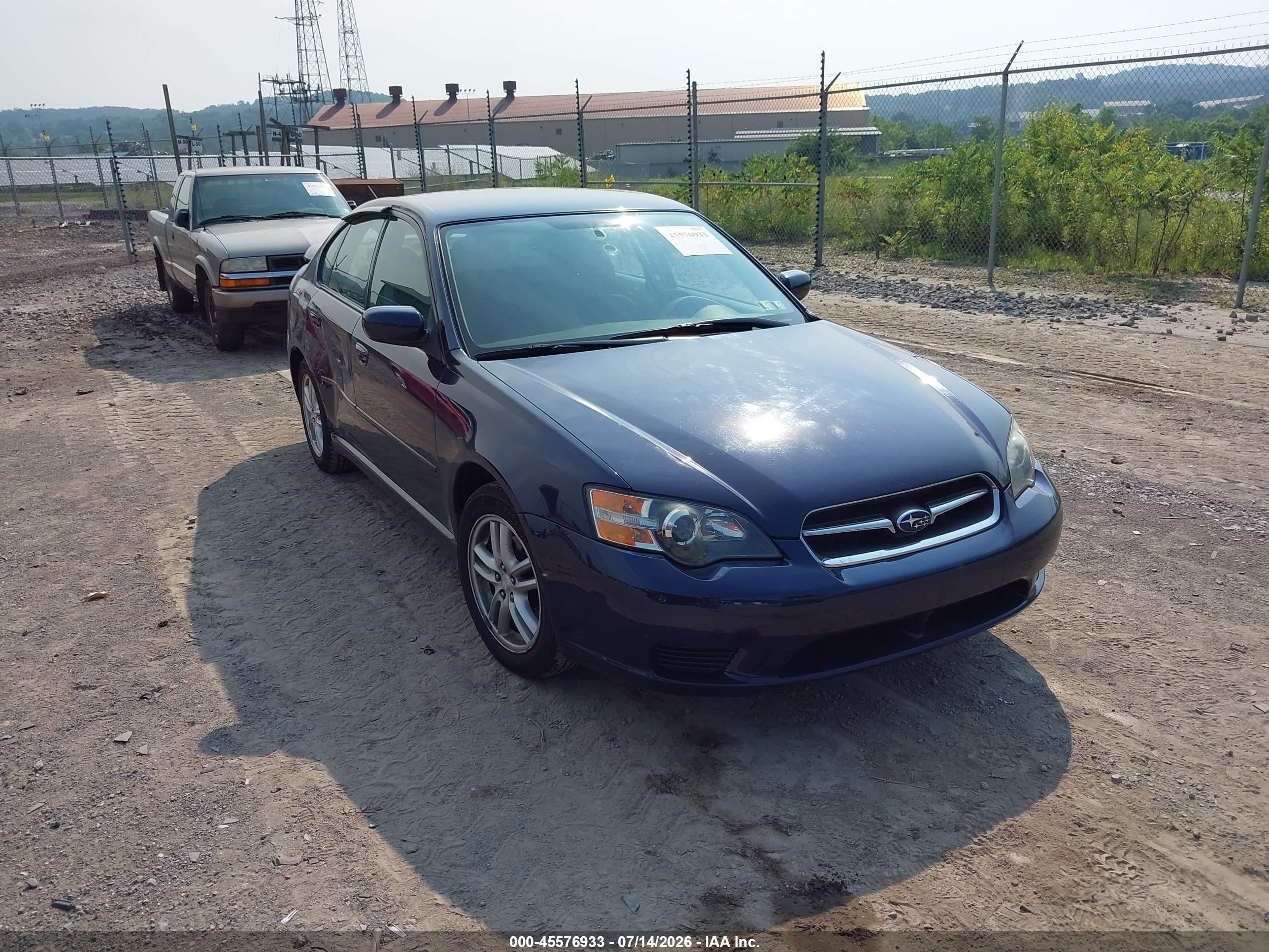 2005 Subaru Legacy 2.5i Синий vin: 4S3BL616657222532